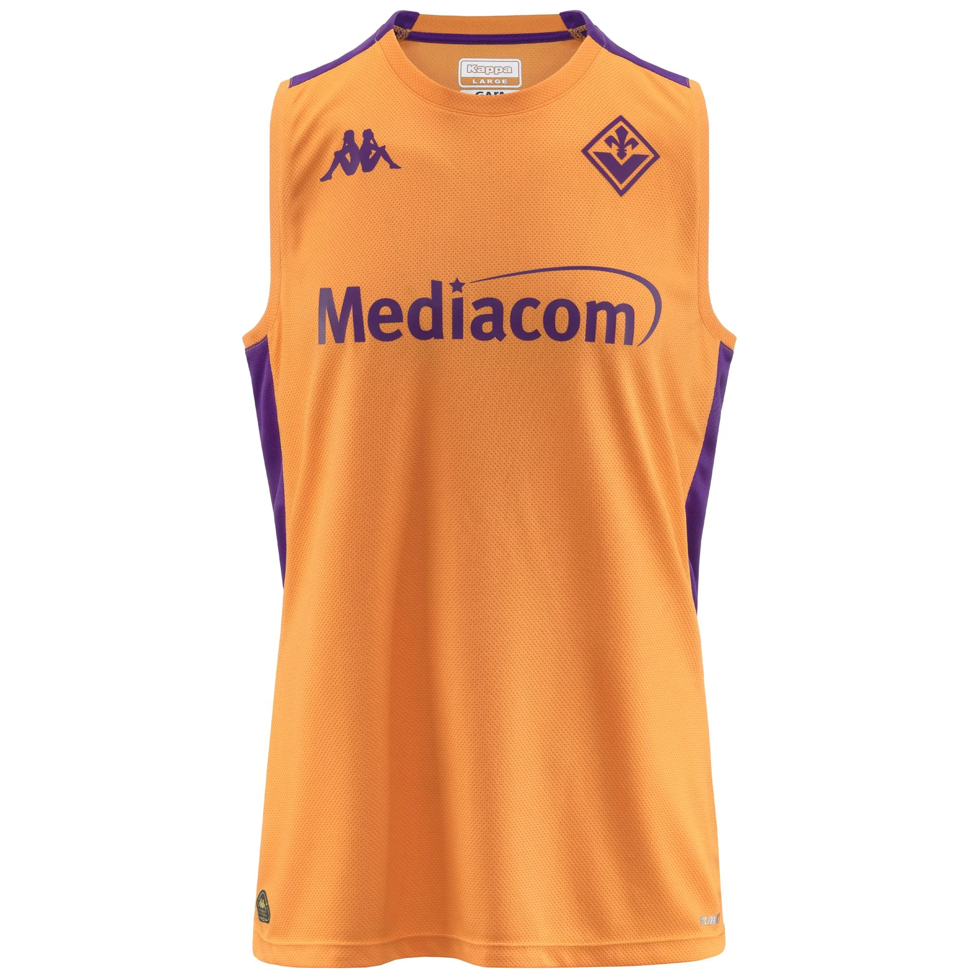 ABRIZ PRO 8 FIORENTINA - Active Jerseys - Tank - Man - ORANGE MARIGOLD-VIOLET INDIGO