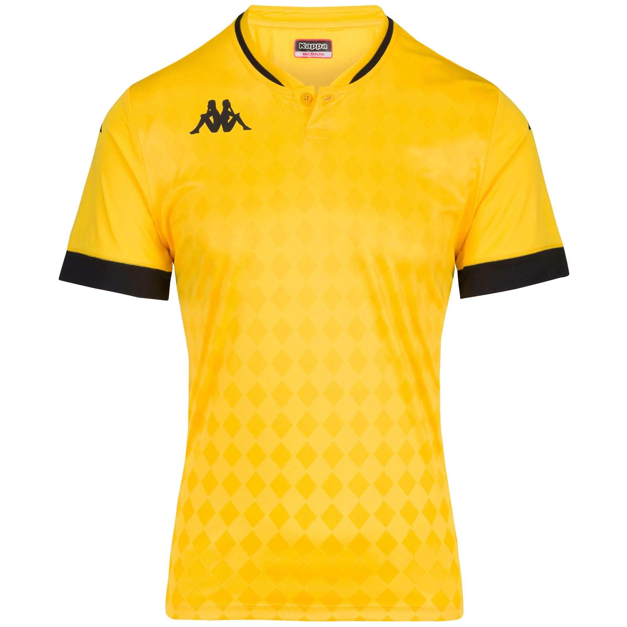 KAPPA4FOOTBALL BOFI - Active Jerseys - Polo Shirt - Man - YELLOW CHROME-BLACK