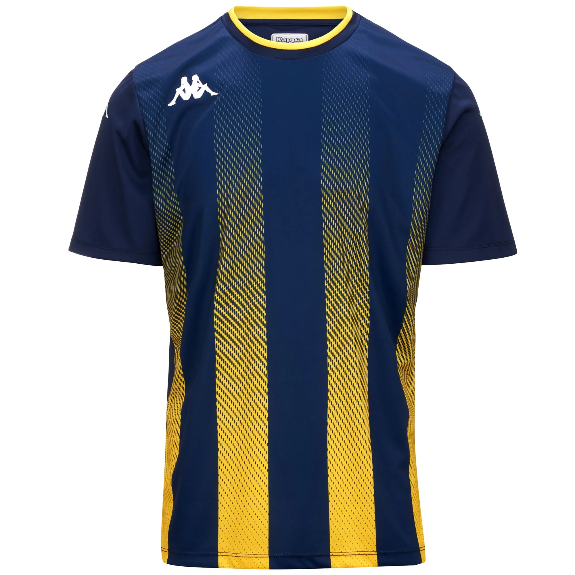 KAPPA4FOOTBALL BUGO - Active Jerseys - Shirt - Man - BLUE MARINE-YELLOW CHROME