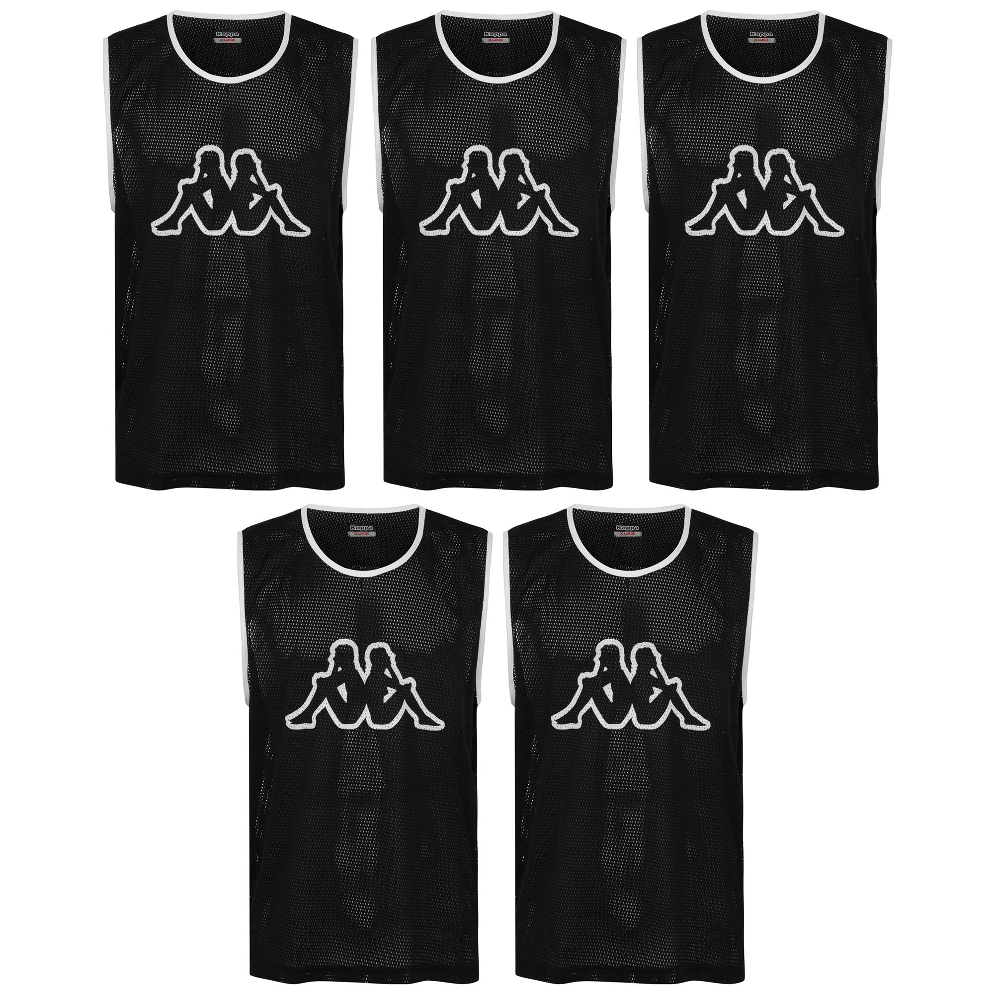 KAPPA4FOOTBALL NIPOLA 2 5PACK - Active Jerseys - Tank - Man - BLACK - Image 3