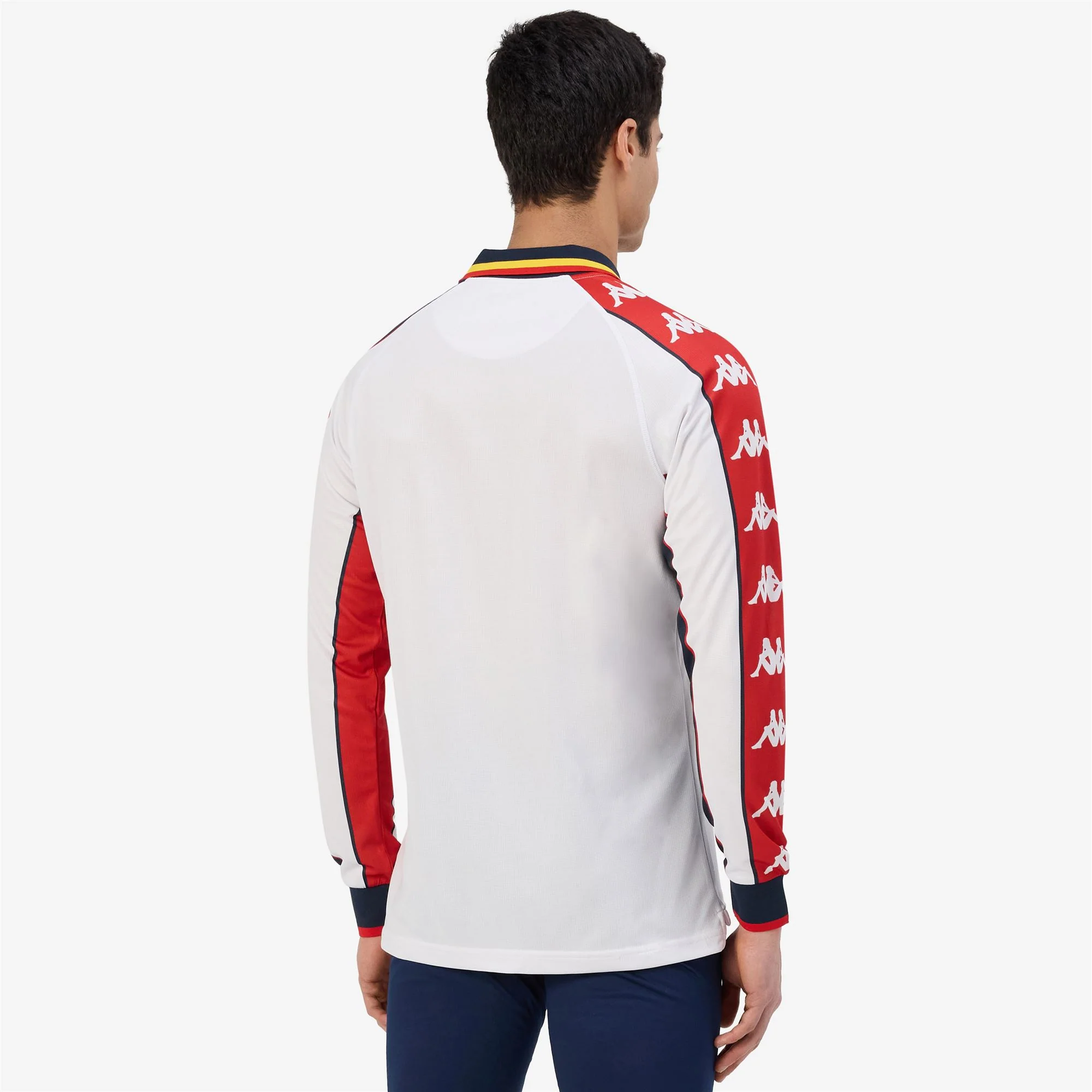 KOMBAT 2025 GENOA - Active Jerseys - Shirt - Man - WHITE-RED-BLUE DK - Image 3
