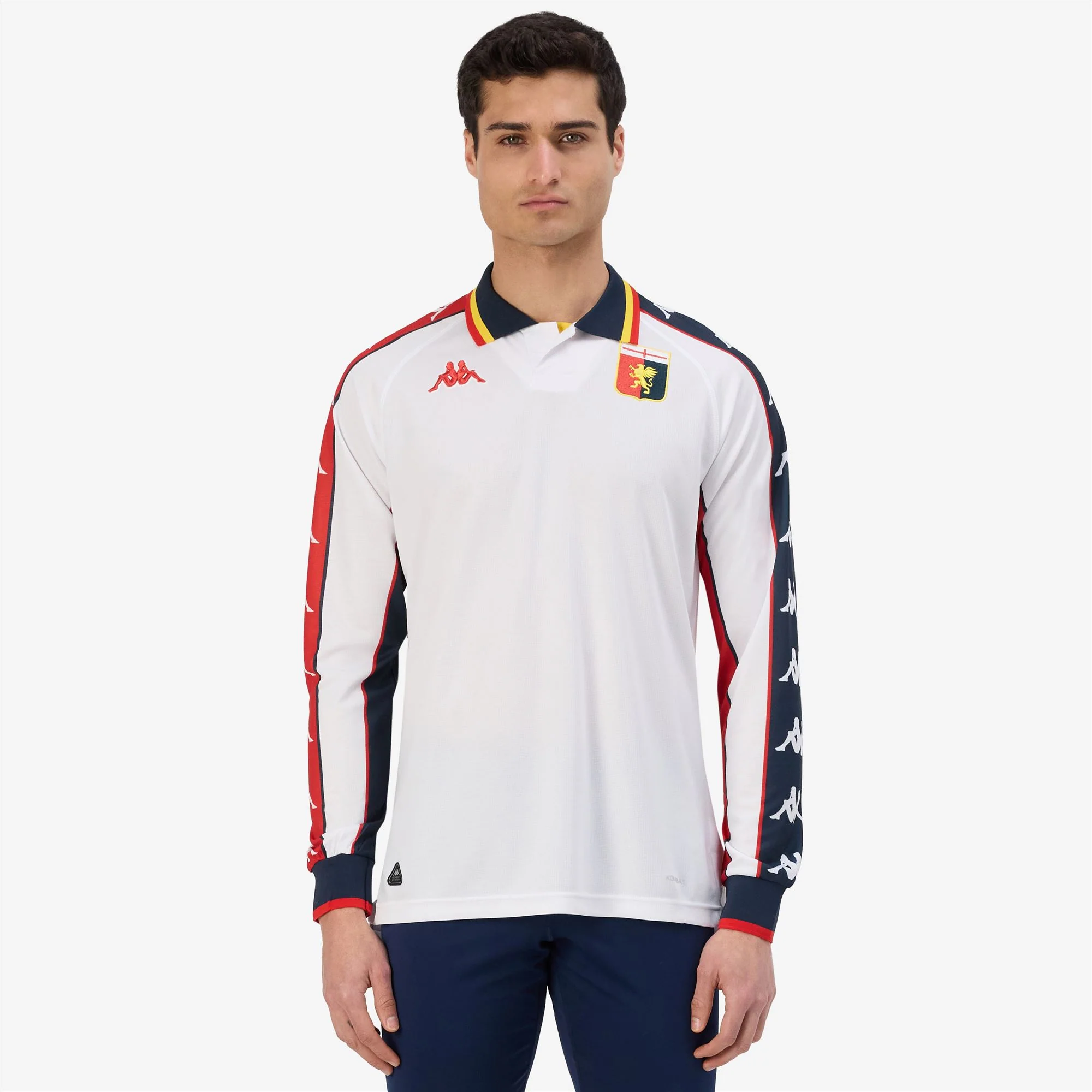 KOMBAT 2025 GENOA - Active Jerseys - Shirt - Man - WHITE-RED-BLUE DK - Image 5