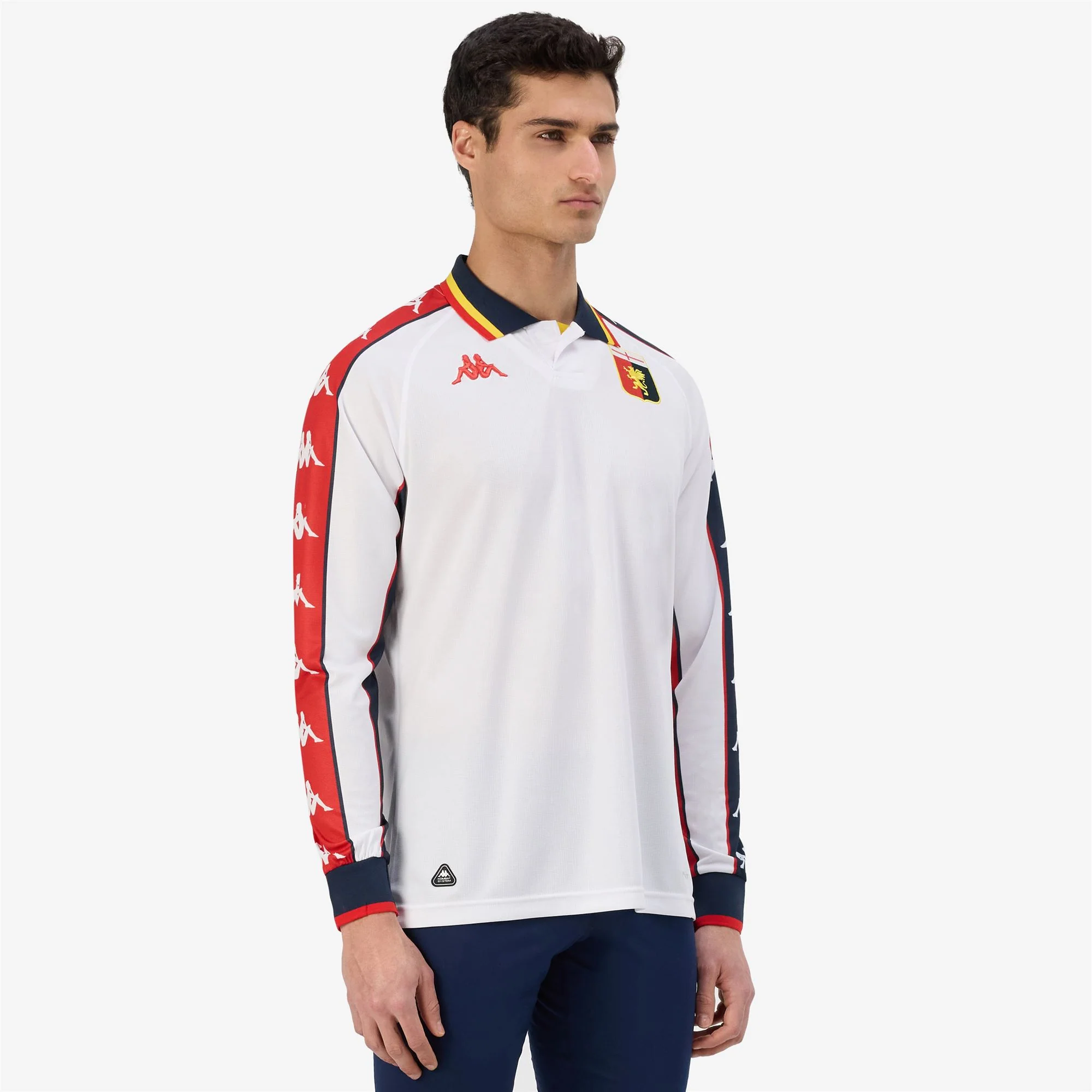 KOMBAT 2025 GENOA - Active Jerseys - Shirt - Man - WHITE-RED-BLUE DK - Image 6
