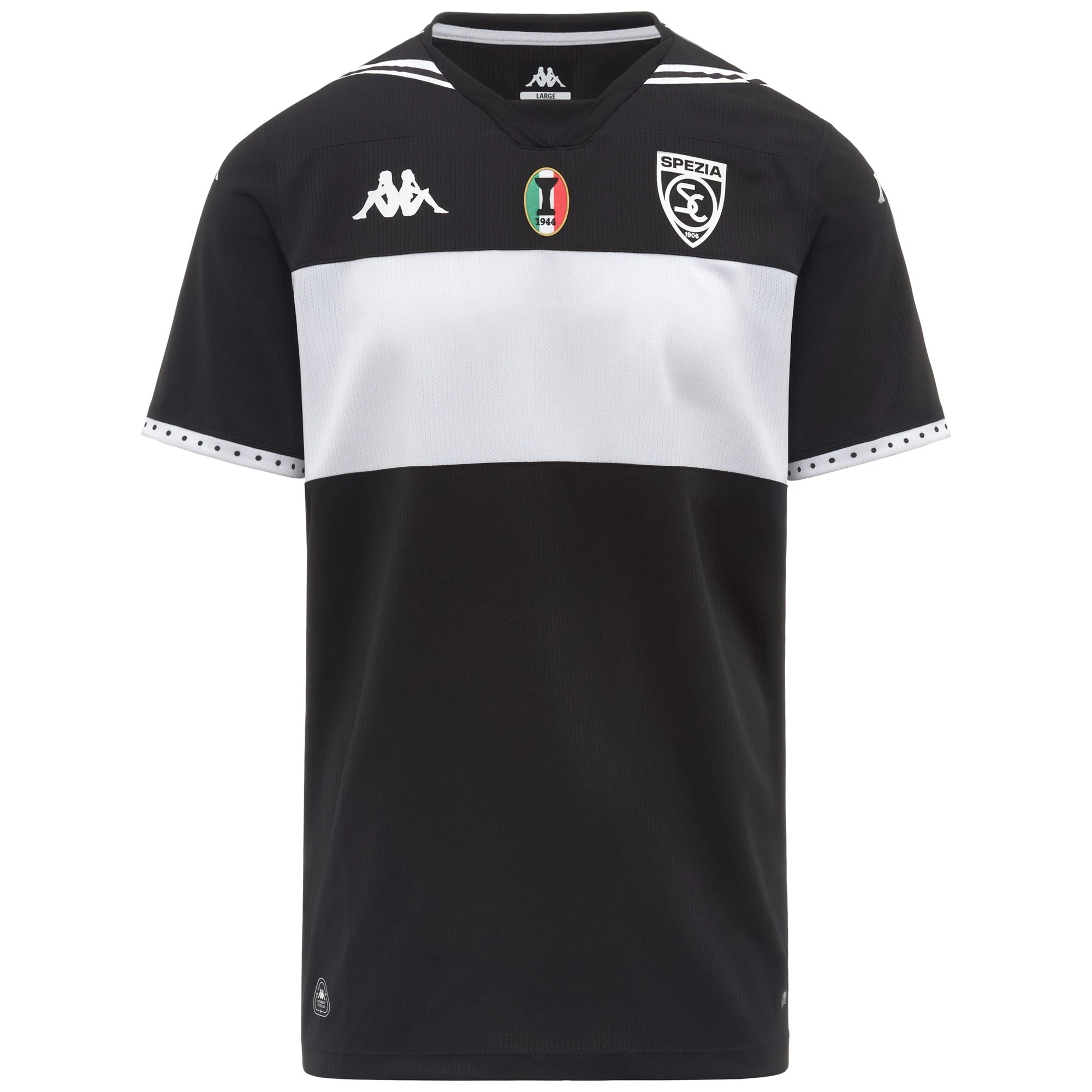 KOMBAT 2026 AWAY SPEZIA - Active Jerseys - Shirt - Man - BLACK-WHITE