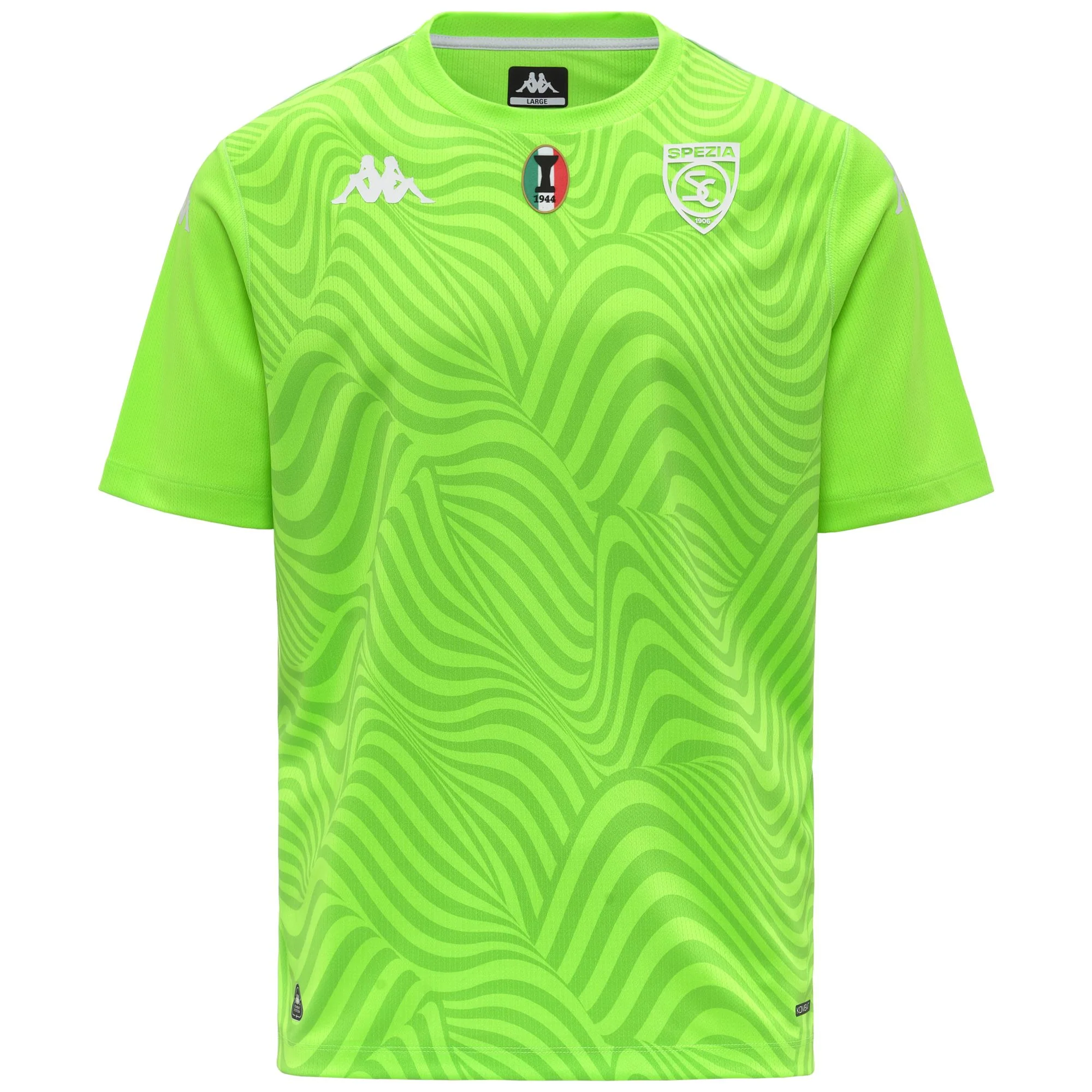 KOMBAT 2026 GK SPEZIA - Active Jerseys - Shirt - Man - NEON GREEN-WHITE