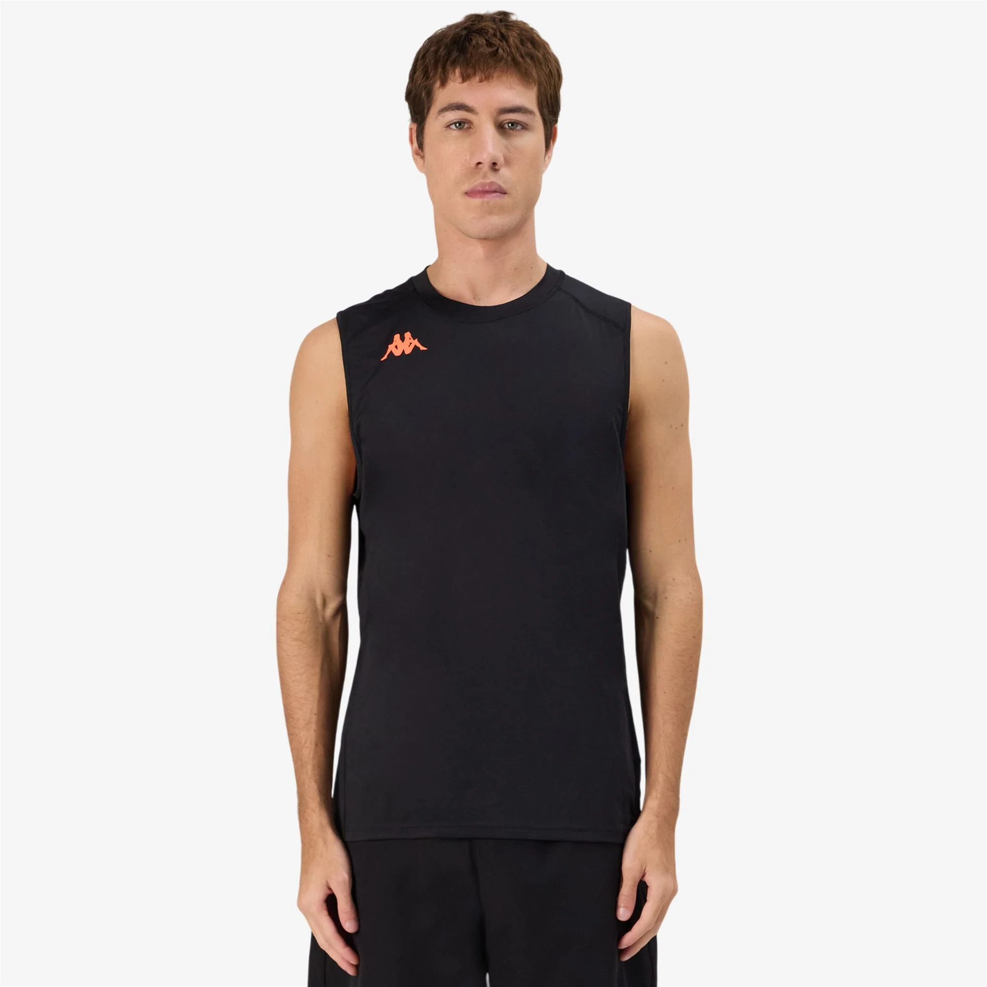 KOMBAT  FIOLO - Active Jerseys - Tank - Man - BLACK-NEON CORAL - Image 6