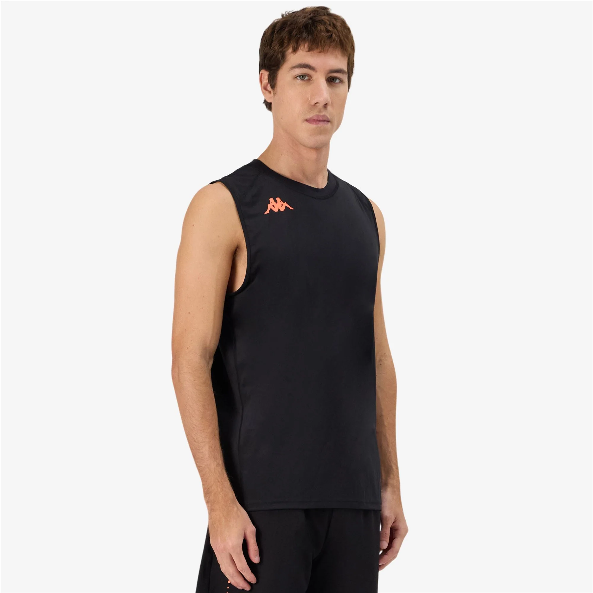 KOMBAT  FIOLO - Active Jerseys - Tank - Man - BLACK-NEON CORAL - Image 7
