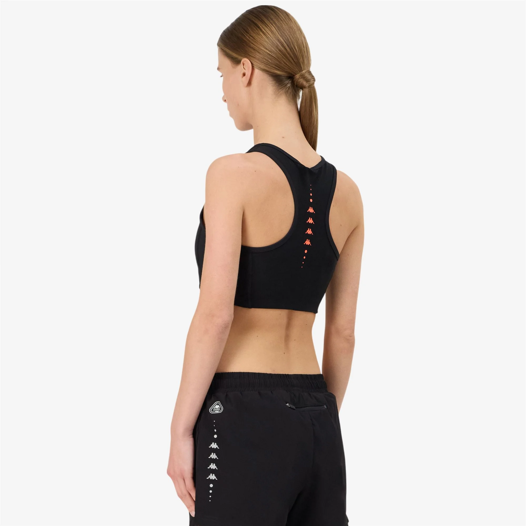 KOMBAT  FADACI - Active Jerseys - Top - Woman - BLACK-NEON CORAL - Image 3