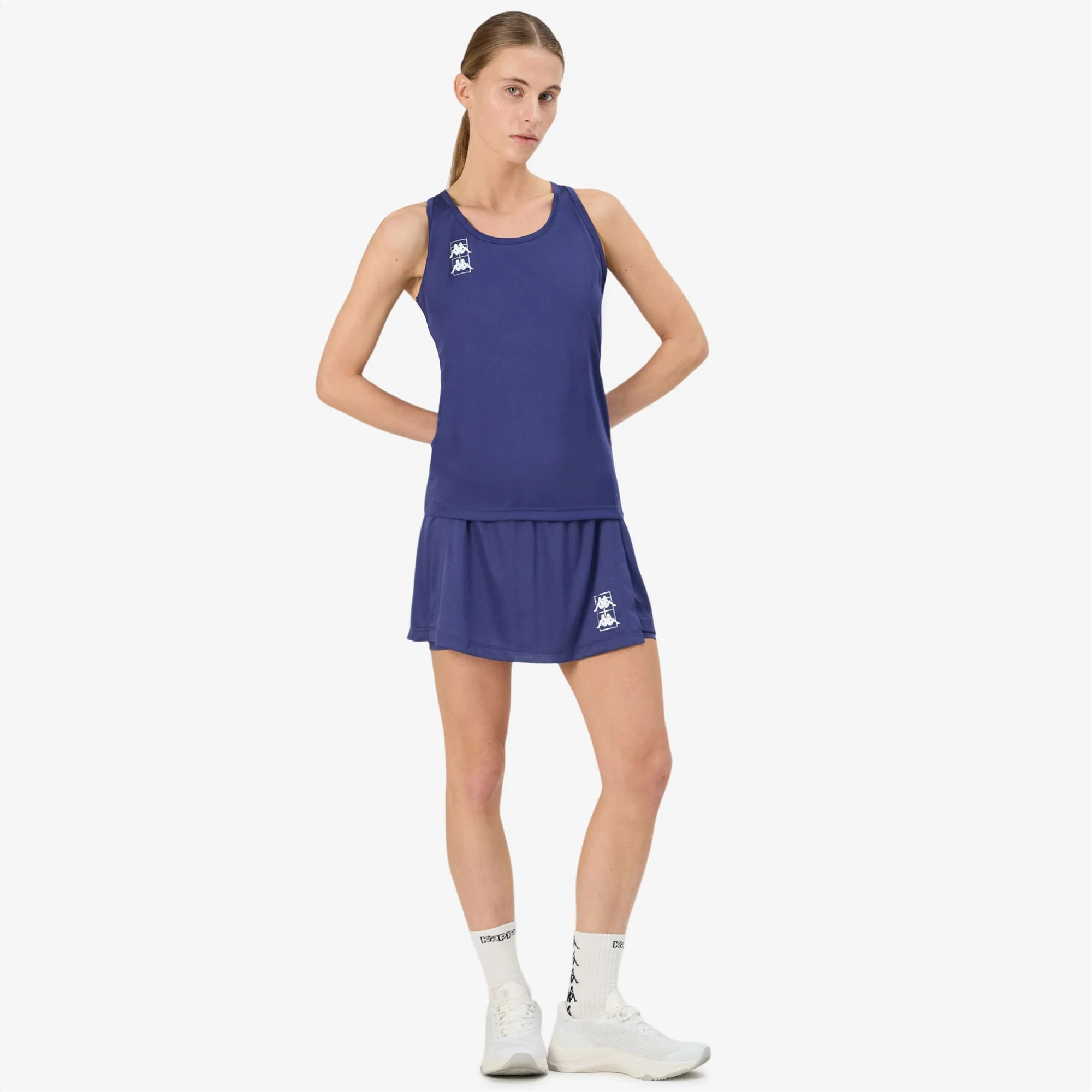 KOMBAT  PADEL FRAS - Active Jerseys - Tank - Woman - BLUE TWILIGHT-GREEN FLUO - Image 5