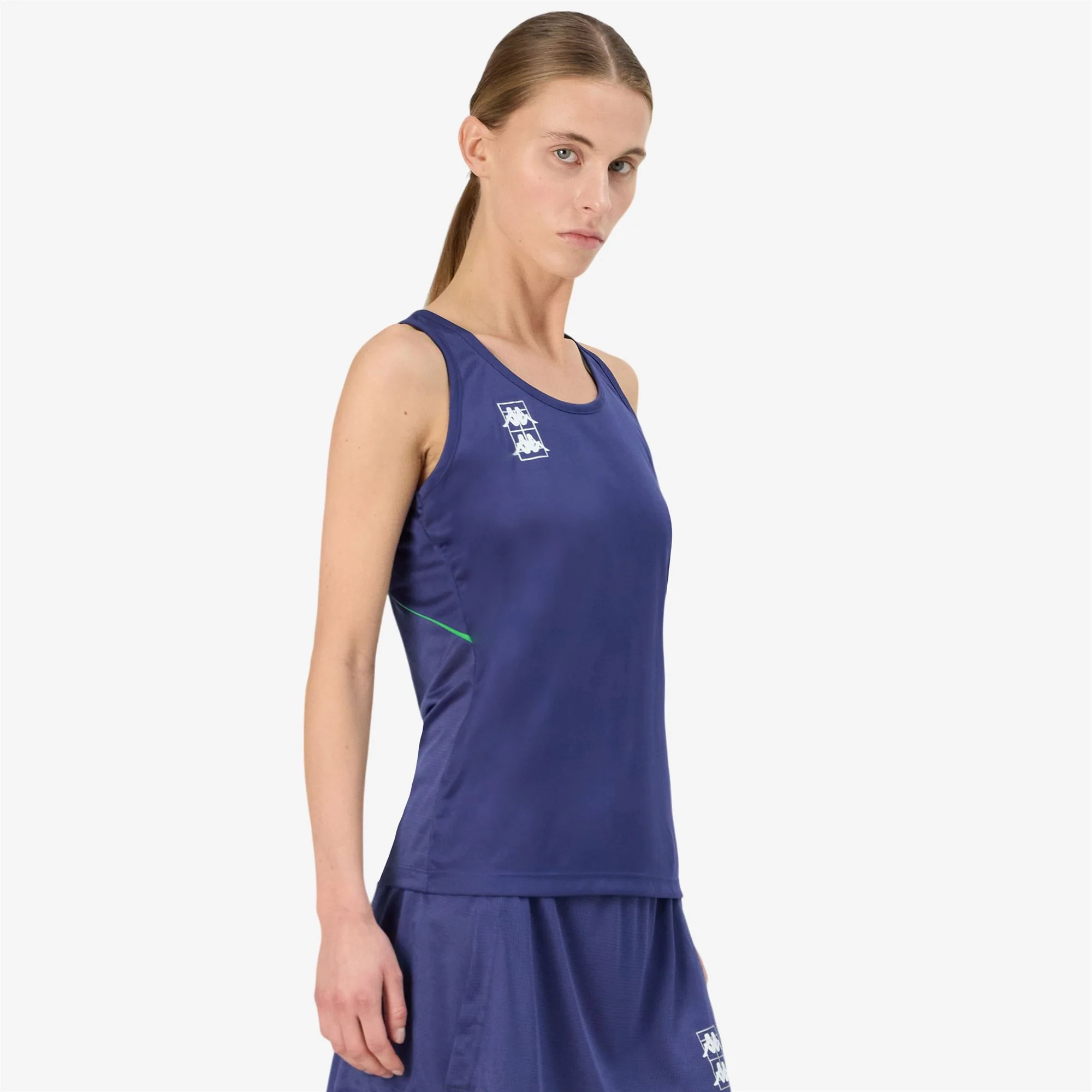 KOMBAT  PADEL FRAS - Active Jerseys - Tank - Woman - BLUE TWILIGHT-GREEN FLUO - Image 7