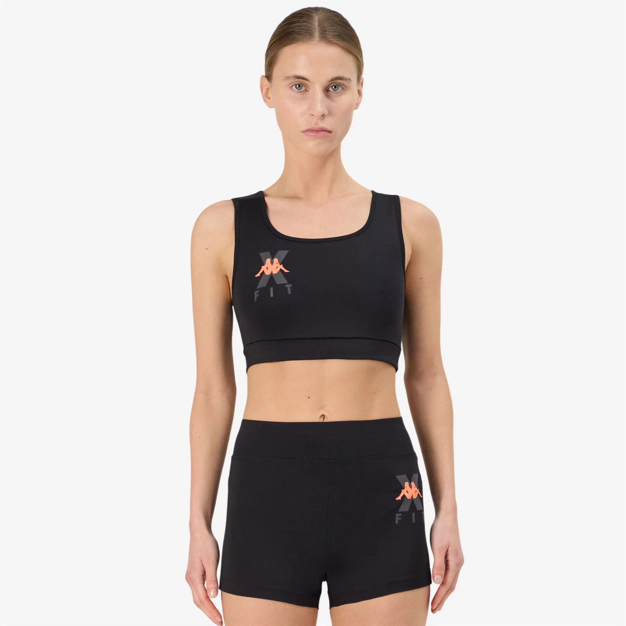 KOMBAT  WKT ETILEA - Active Jerseys - Top - Woman - BLACK-NEON CORAL - Image 6