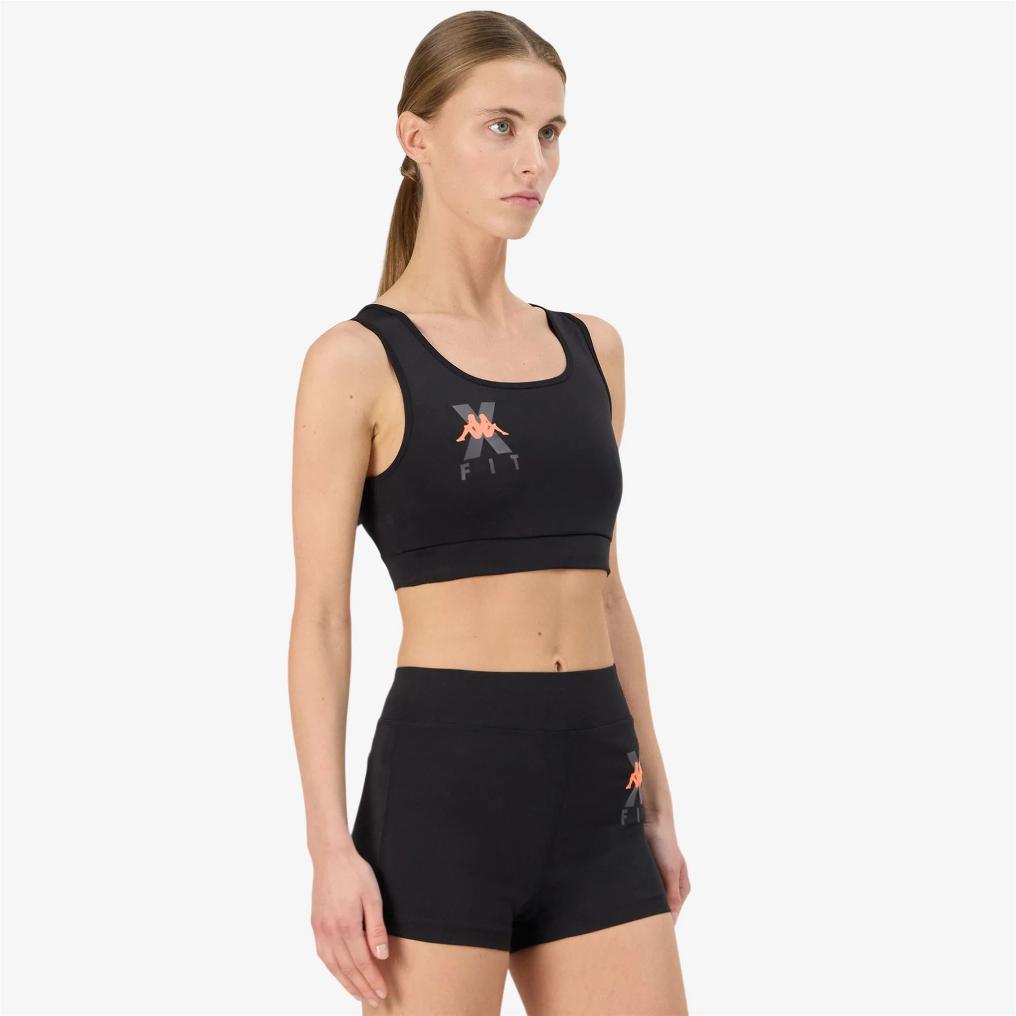 KOMBAT  WKT ETILEA - Active Jerseys - Top - Woman - BLACK-NEON CORAL - Image 7