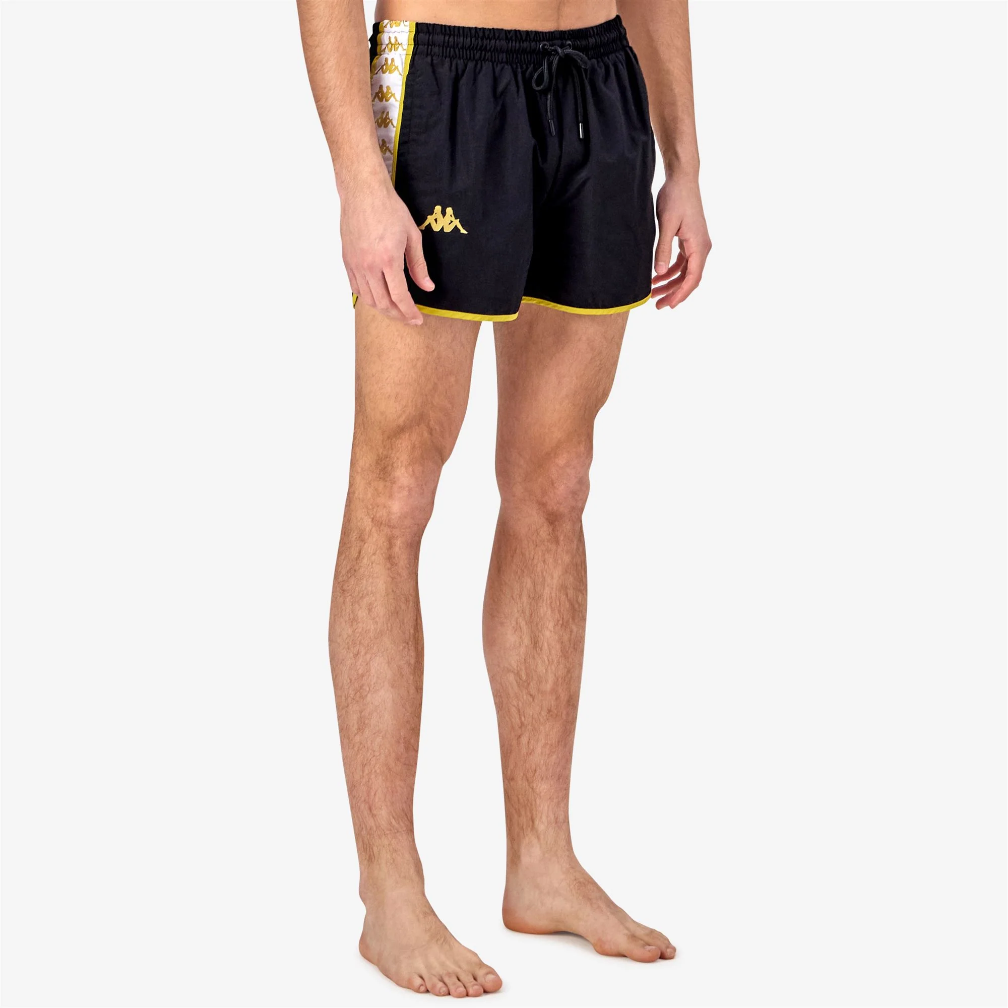 222 BANDA CALI - Bathing Suits - Swimming Trunks - Man - BLACK-YELLOW GOLD RICH-WHITE - Image 4