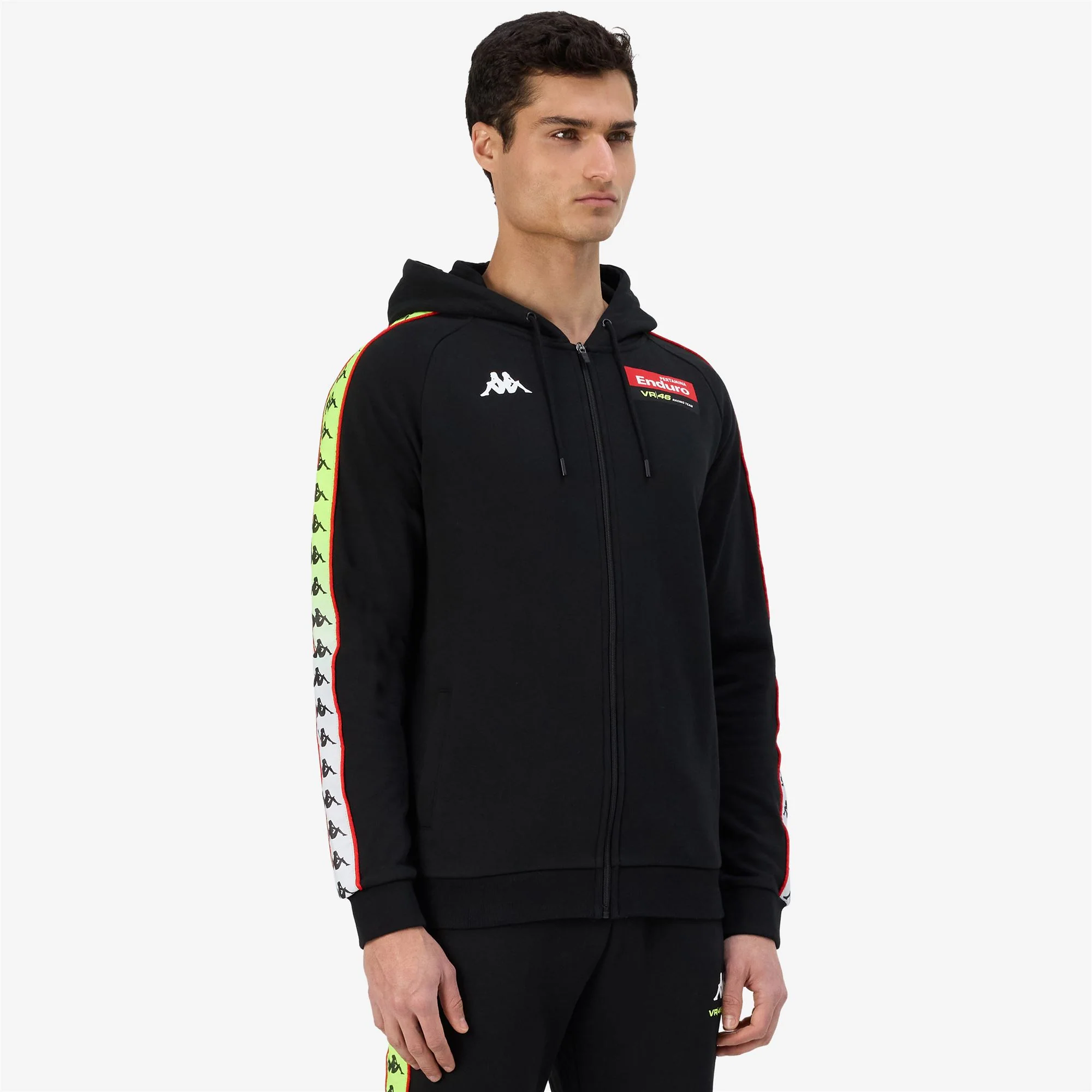 222 BANDA  TAJA VR46 TRAVEL - Fleece - Hoodie Full Zip - Man - BLACK - Image 6