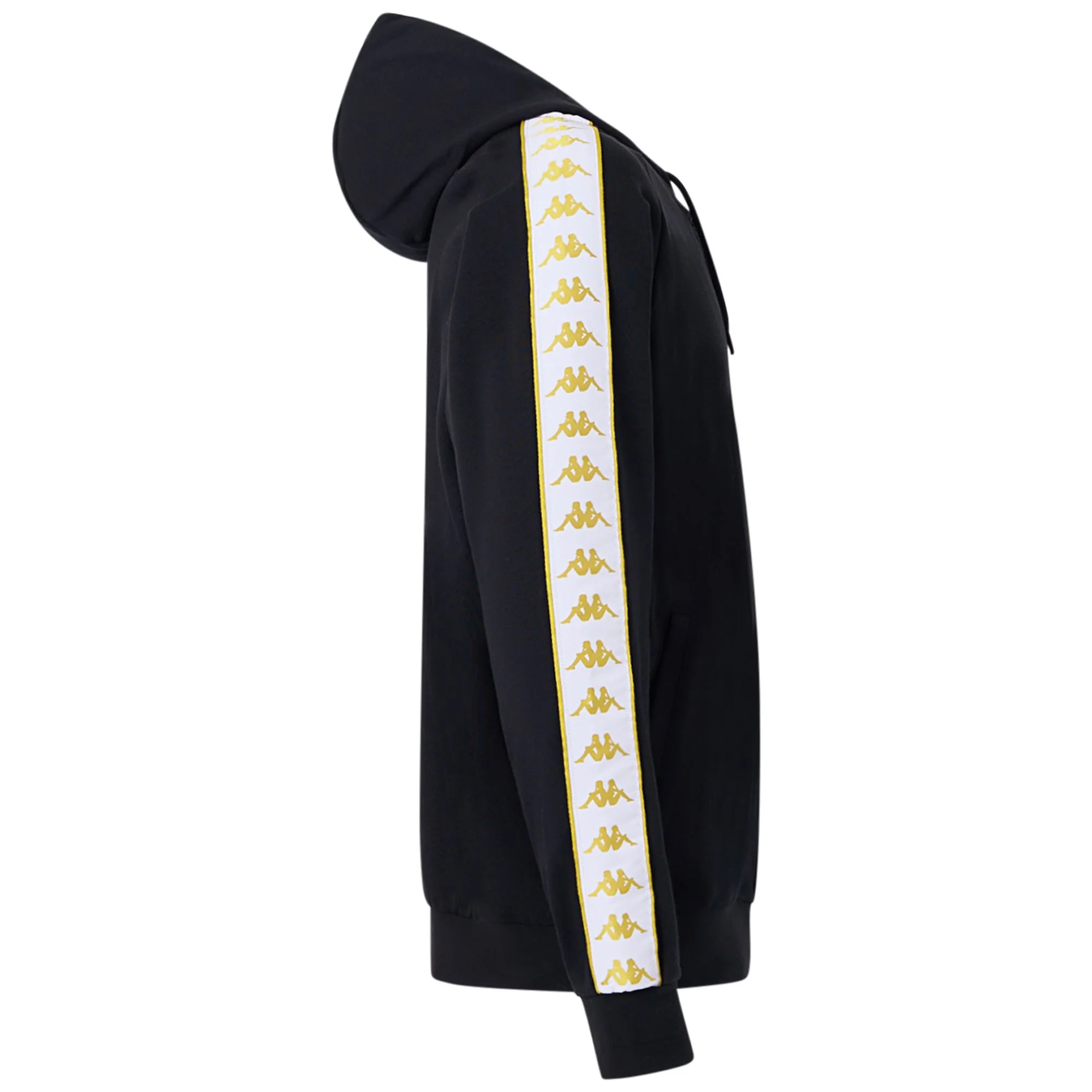 222 BANDA    ZAMIN 3 - Fleece - Jacket - Man - BLACK-YELLOW GOLD RICH-WHITE - Image 3