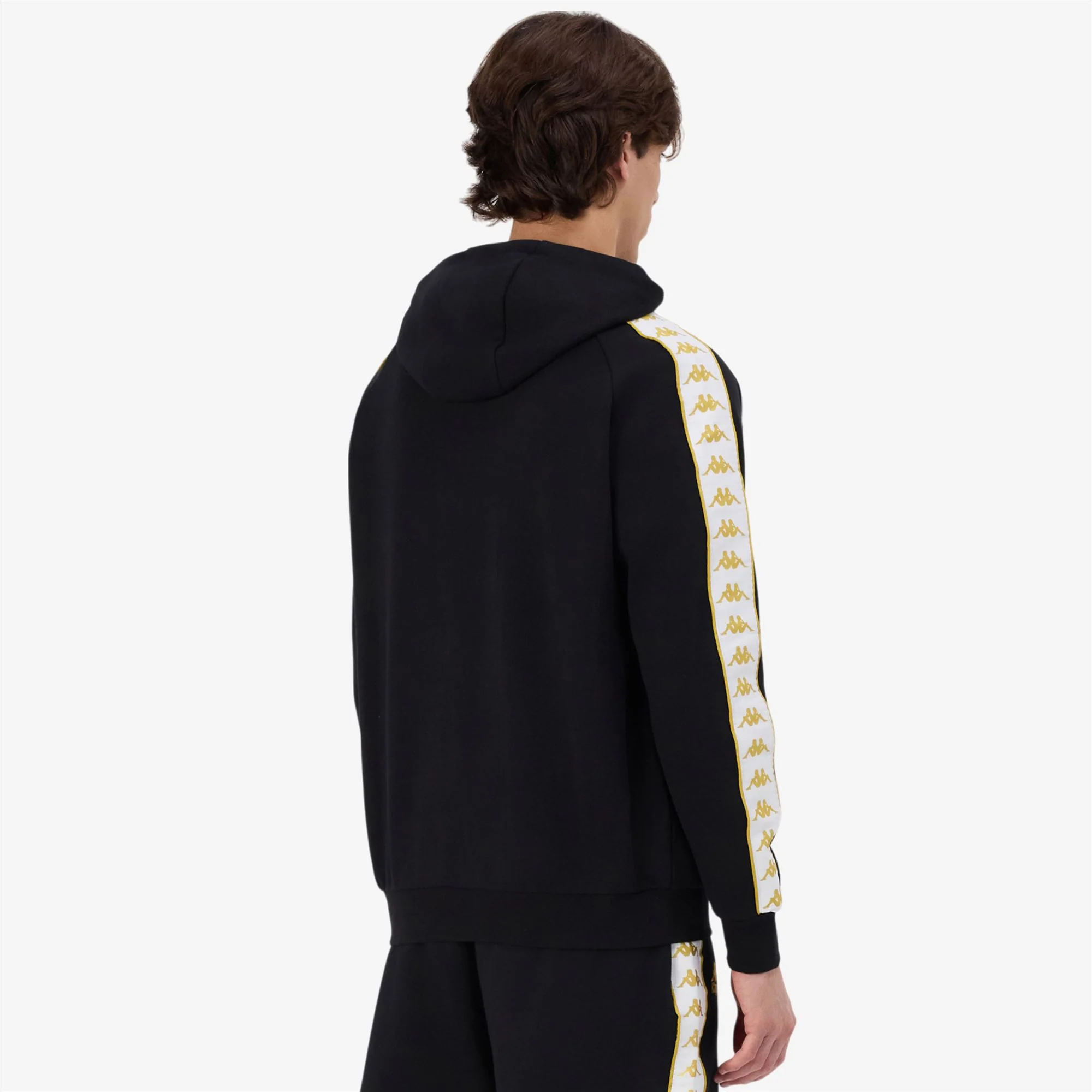 222 BANDA    ZAMIN 3 - Fleece - Jacket - Man - BLACK-YELLOW GOLD RICH-WHITE - Image 7