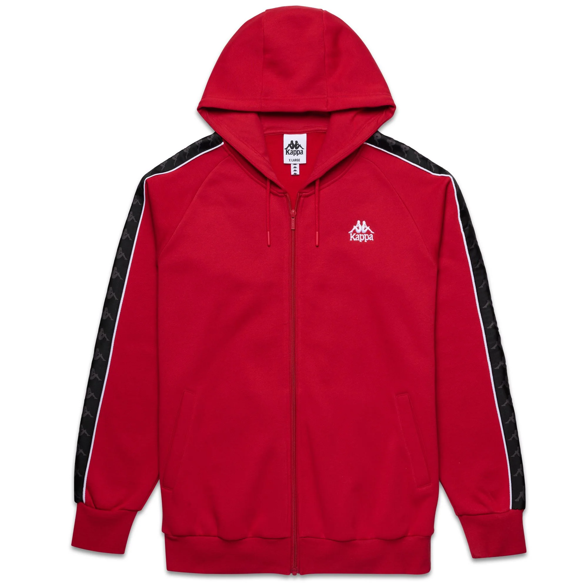 222 BANDA ZAMIN 4 - Fleece - Jacket - Man - RED RACING-BLACK-WHITE
