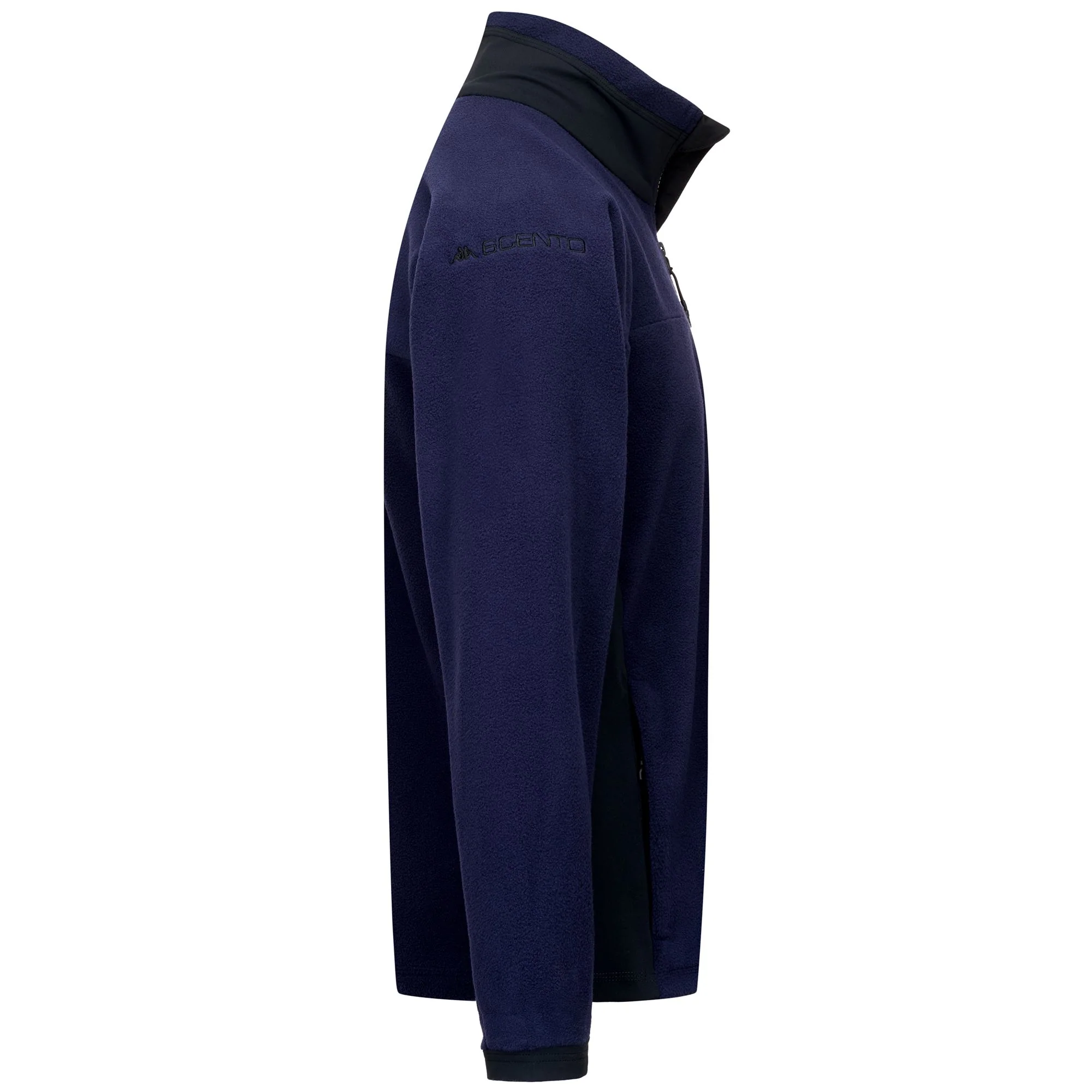 672 - Fleece - Jacket - Man - Blue Baritone-Black - Image 2