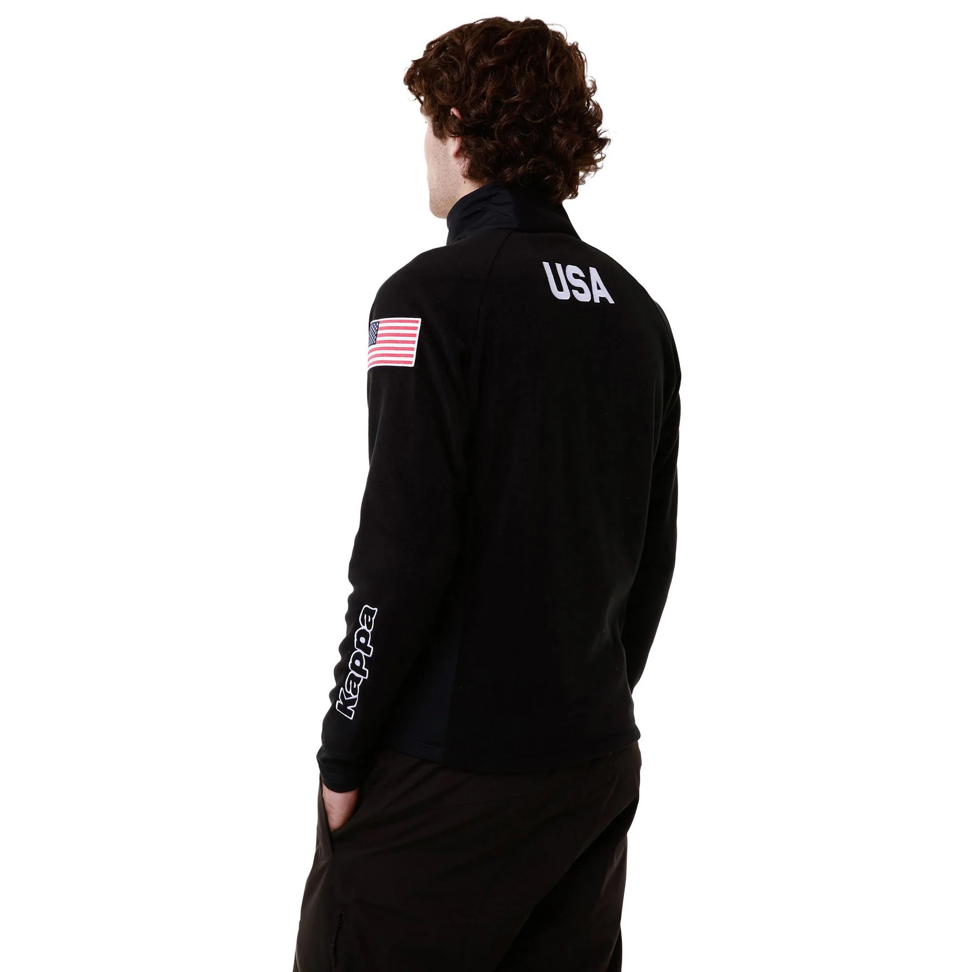6CENTO 687G US - Fleece - Jacket - Man - BLUE DK NAVY-WHITE MILK-RED-BLUE DK - Image 7