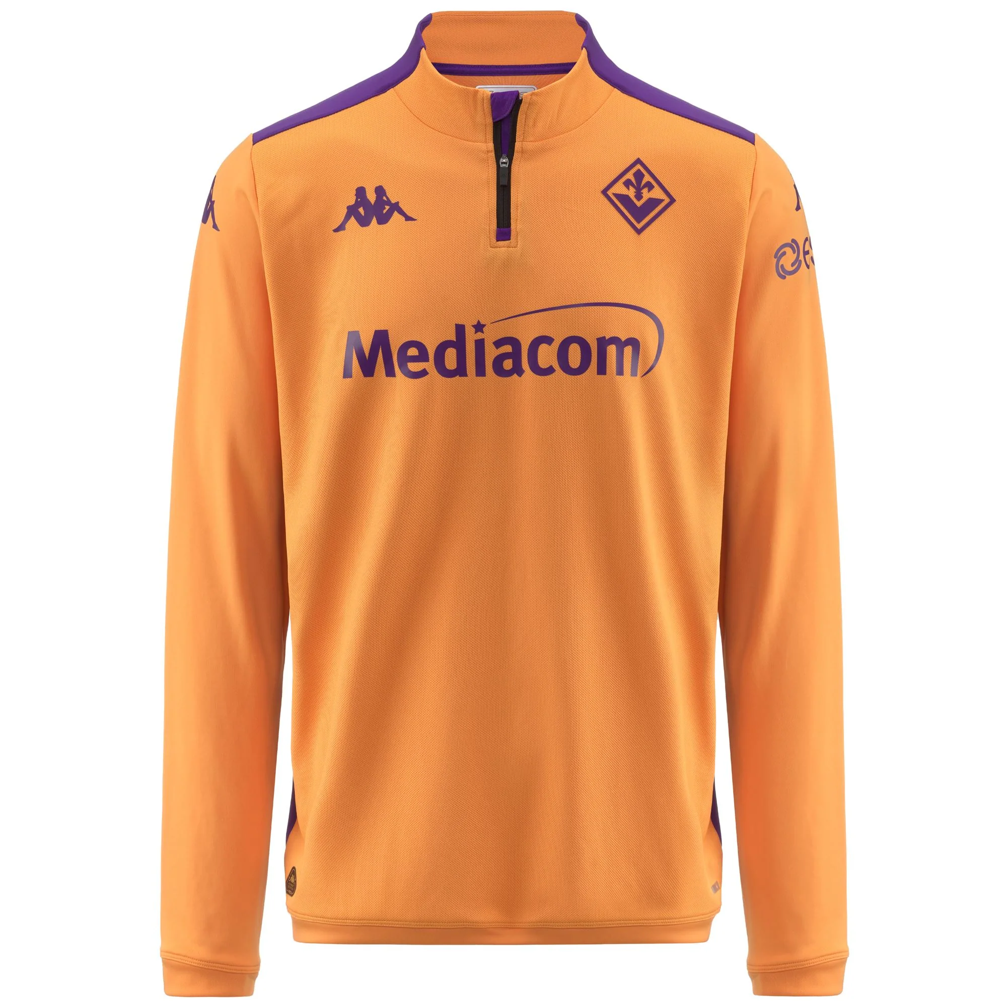 ABLAS PRO 8 FIORENTINA - Fleece - Jumper - Man - ORANGE MARIGOLD-VIOLET INDIGO SPONSOR