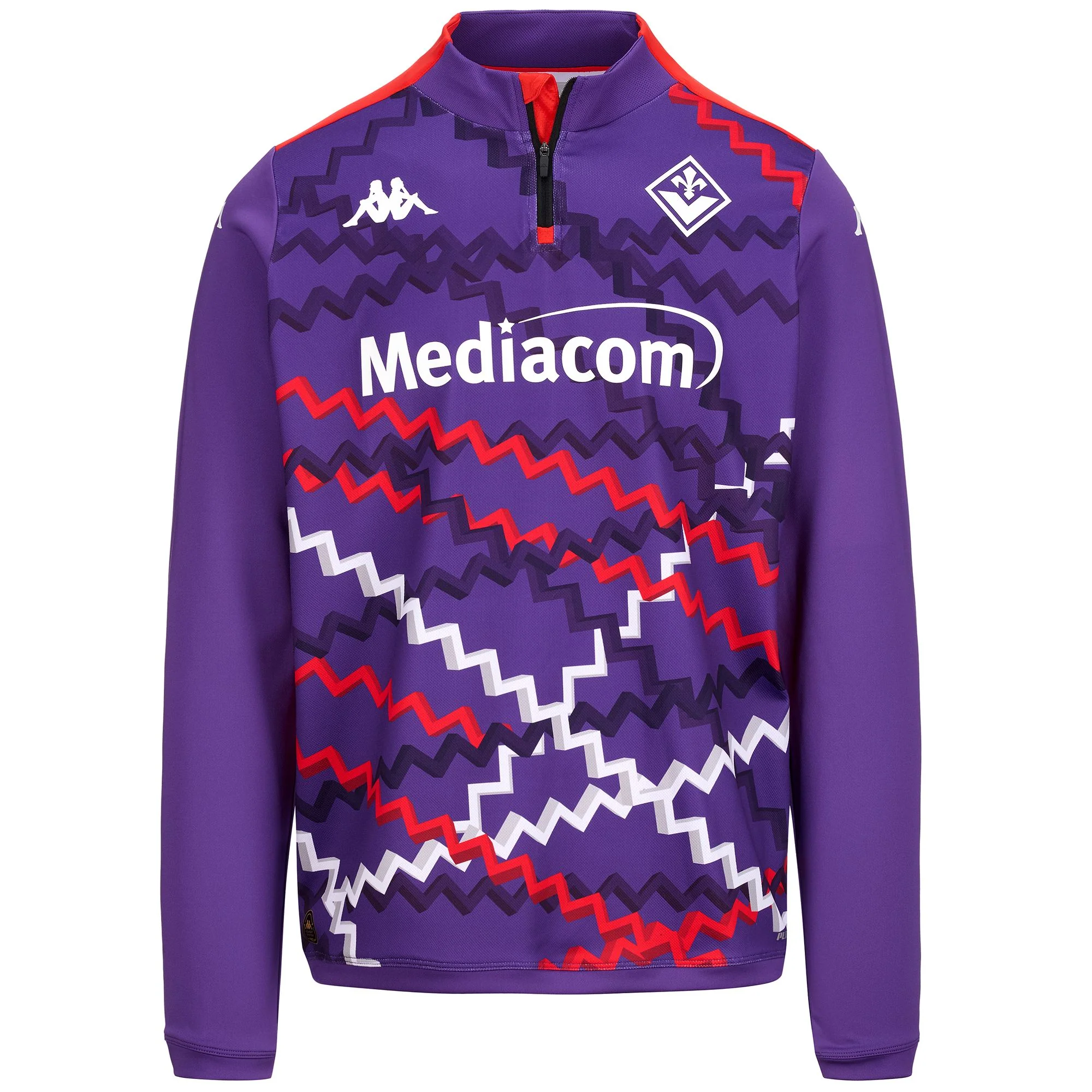 ABLASPRE PRO 8 FIORENTINA - Fleece - Jumper - Man - VIOLET INDIGO-RED