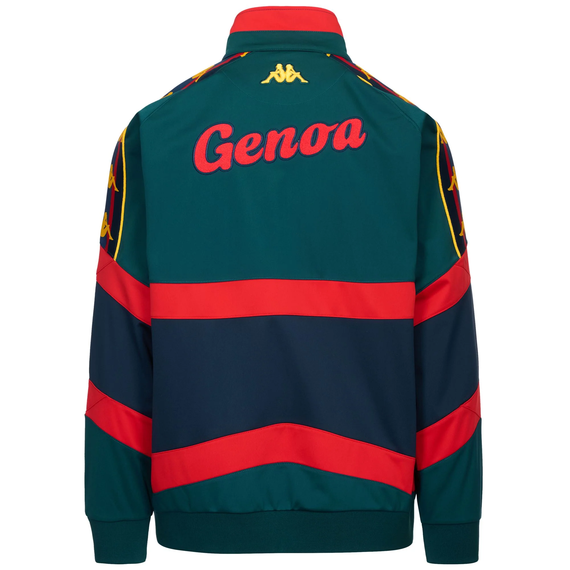 ANTEMI GENOA - Fleece - Jacket - Man - GREEN PETROL-RED BLAZE-BLUE DK-YELLOW DANDELION - Image 3