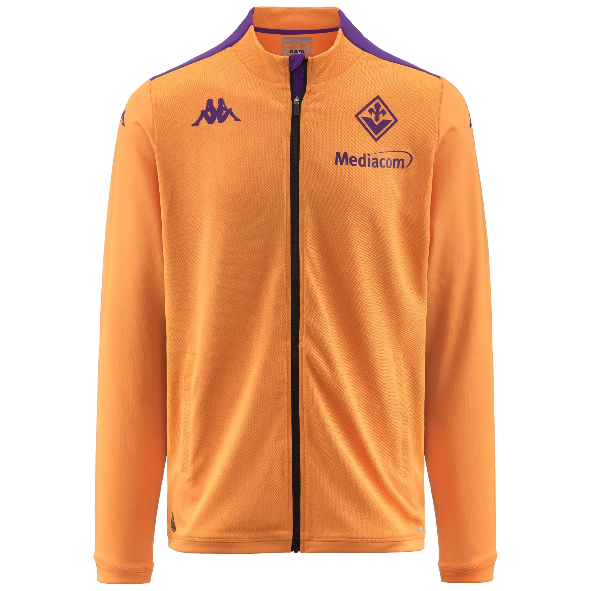 ARUN PRO 8 FIORENTINA - Fleece - Jacket - Man - ORANGE MARIGOLD-VIOLET INDIGO