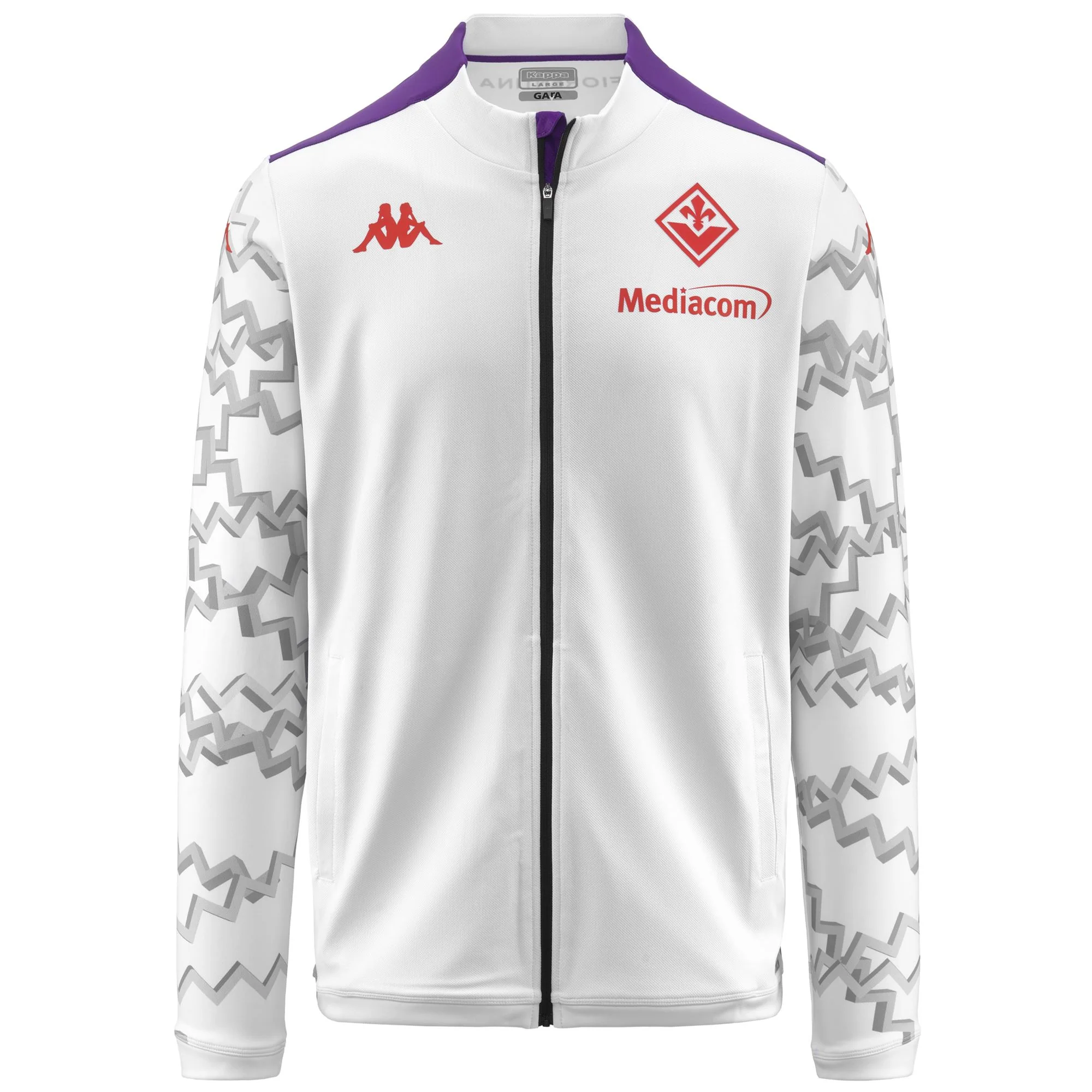 ARUNPRE PRO 8 FIORENTINA - Fleece - Jacket - Man - WHITE-VIOLET INDIGO