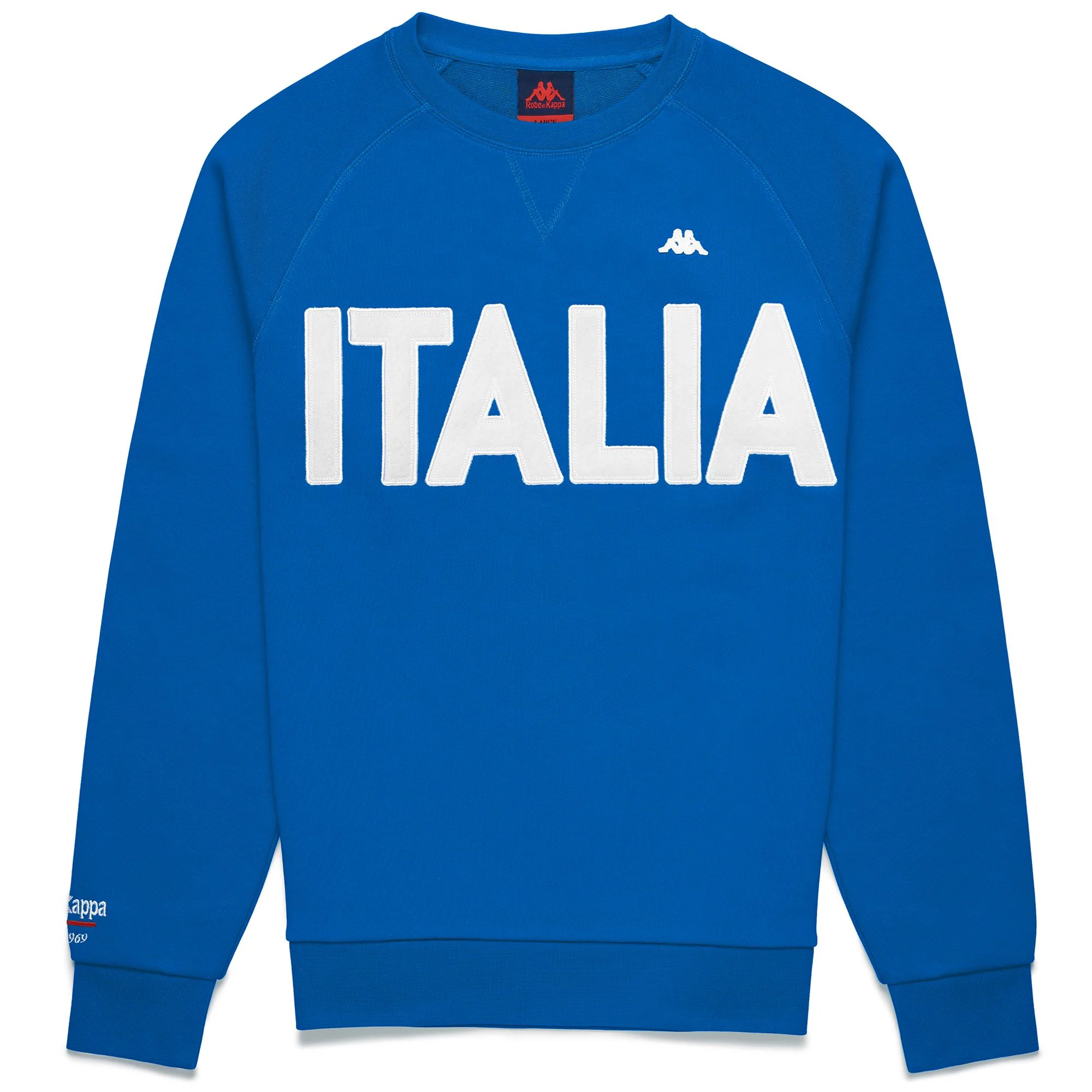 EROI  ROUND ITALIA - Fleece - Jumper - Man - BLUE BRILLIANT