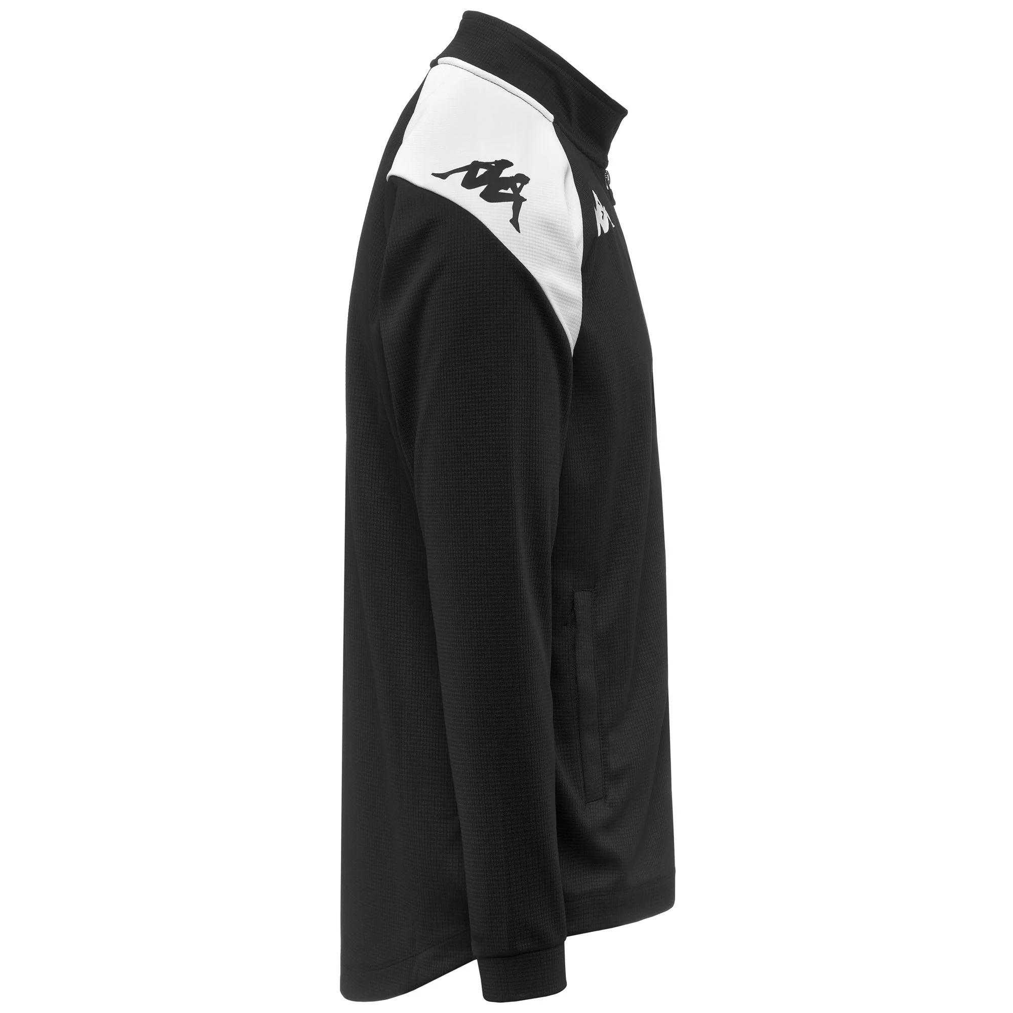 KAPPA4FOOTBALL   LENNO - Fleece - Jacket - Man - BLACK-WHITE - Image 2
