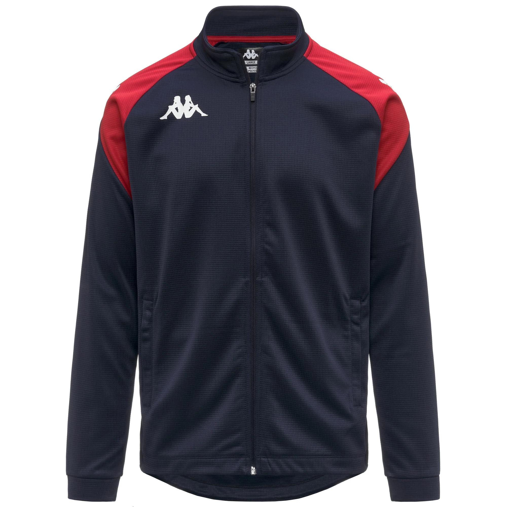 KAPPA4FOOTBALL   LENNO - Fleece - Jacket - Man - BLUE MARINE-RED
