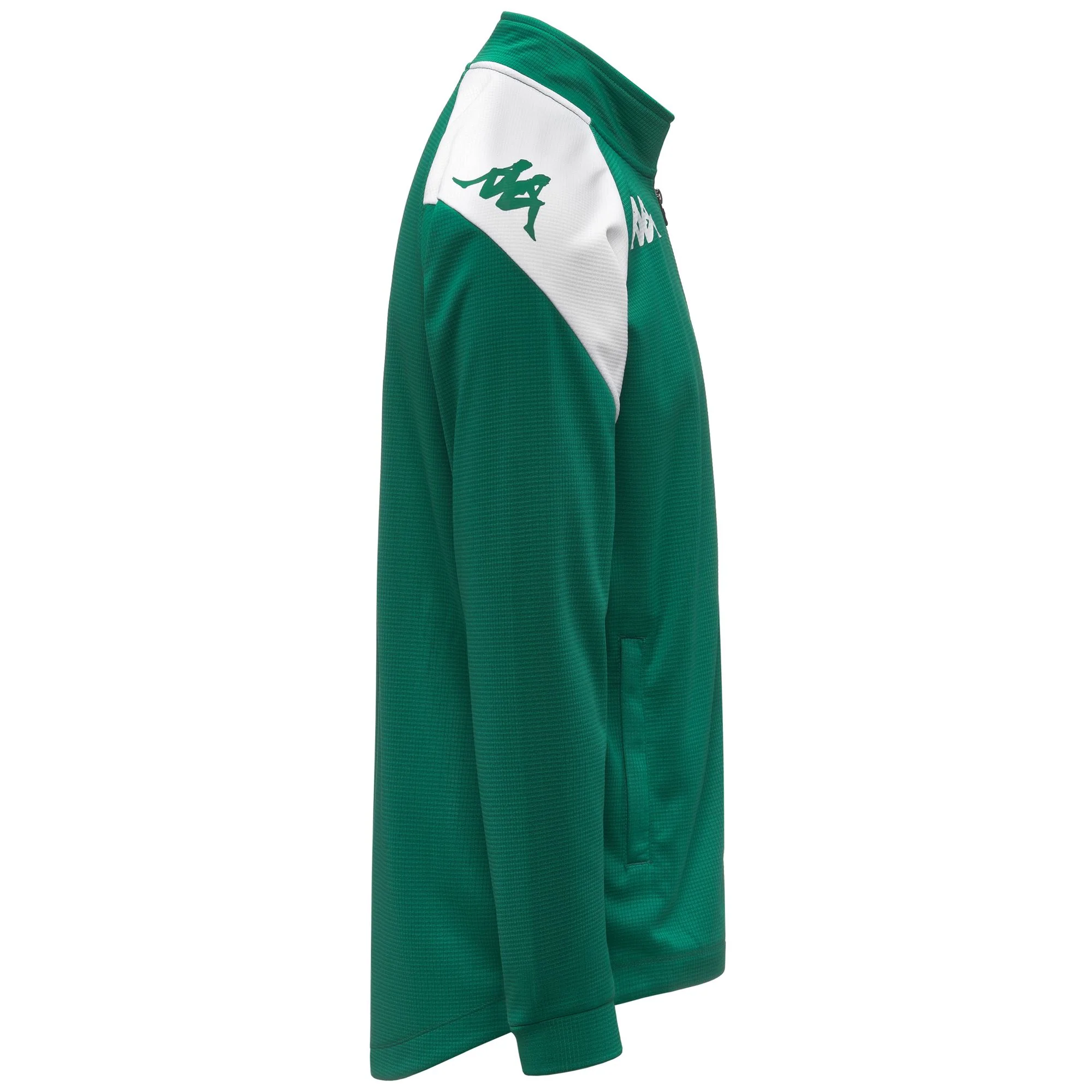 KAPPA4FOOTBALL   LENNO - Fleece - Jacket - Man - GREEN-WHITE - Image 2