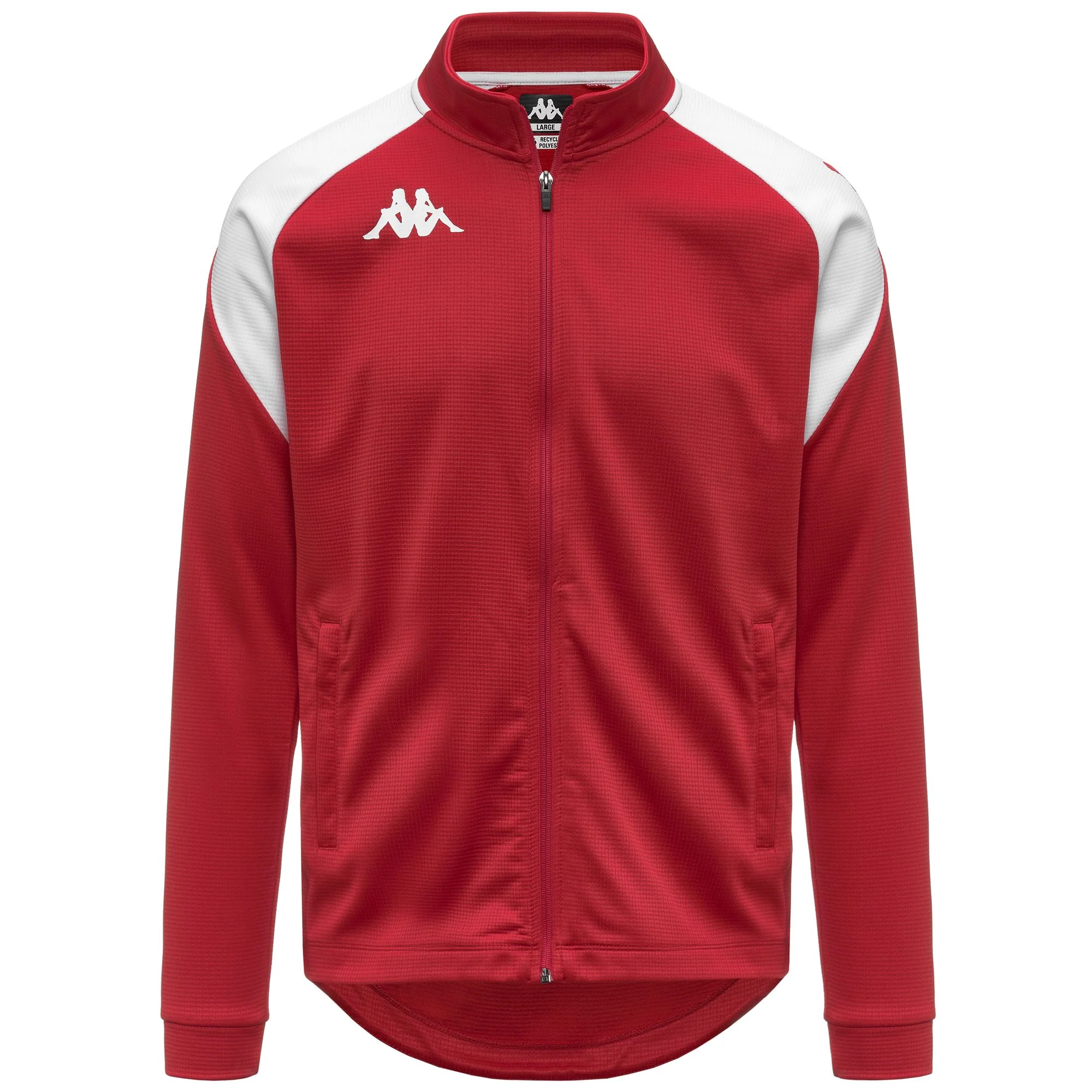 KAPPA4FOOTBALL   LENNO - Fleece - Jacket - Man - RED-WHITE