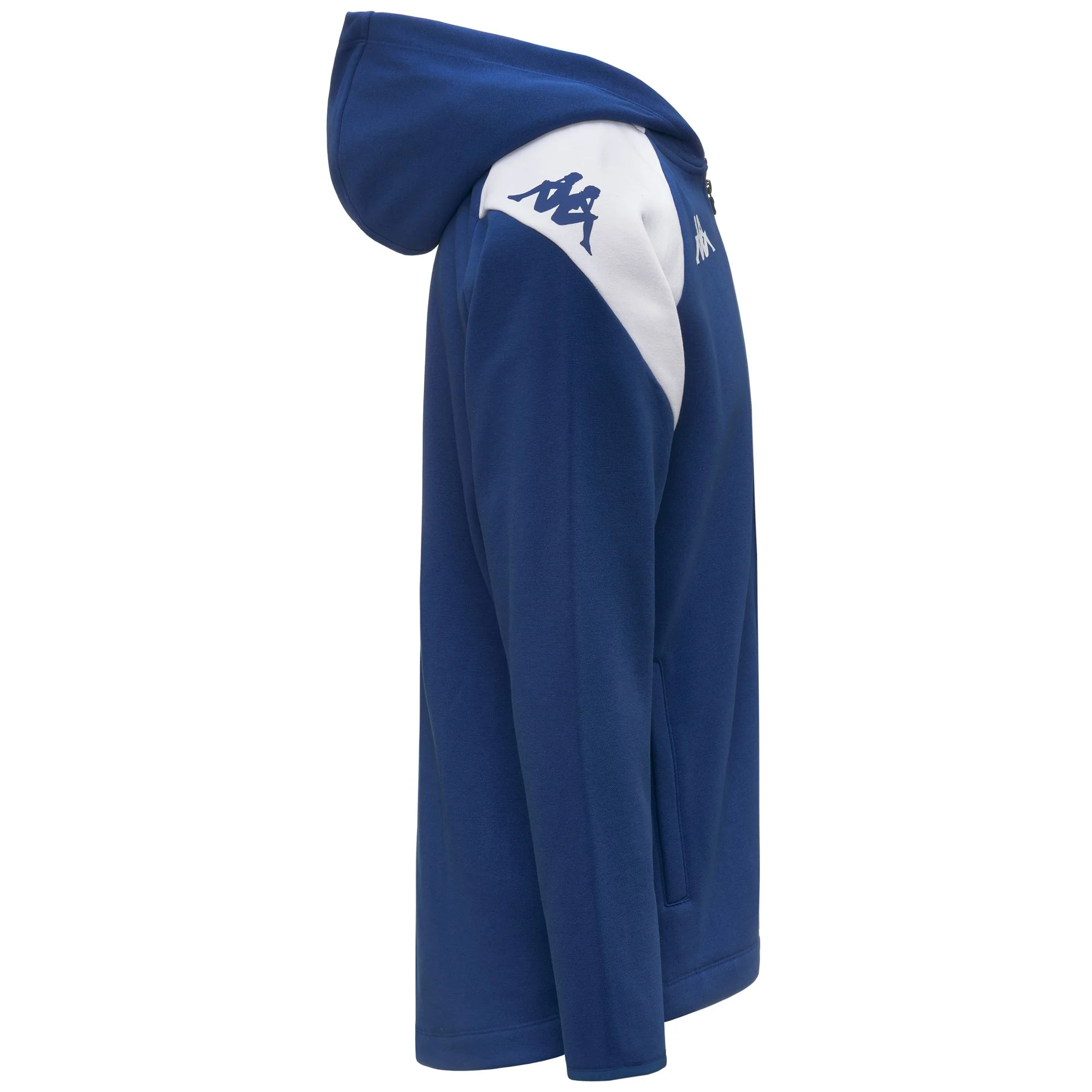 KAPPA4FOOTBALL   LIANTOZI - Fleece - Hoodie Full Zip - Man - BLUE SAPPHIRE-WHITE - Image 2