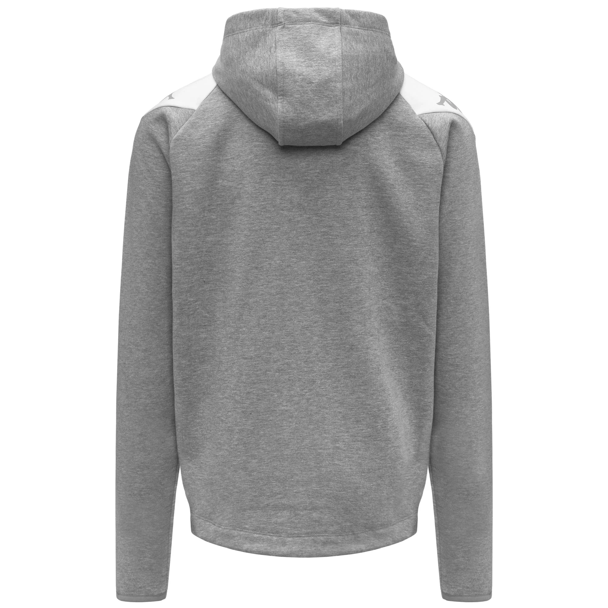 KAPPA4FOOTBALL   LIANTOZI - Fleece - Hoodie Full Zip - Man - GREY MELANGE-WHITE - Image 3