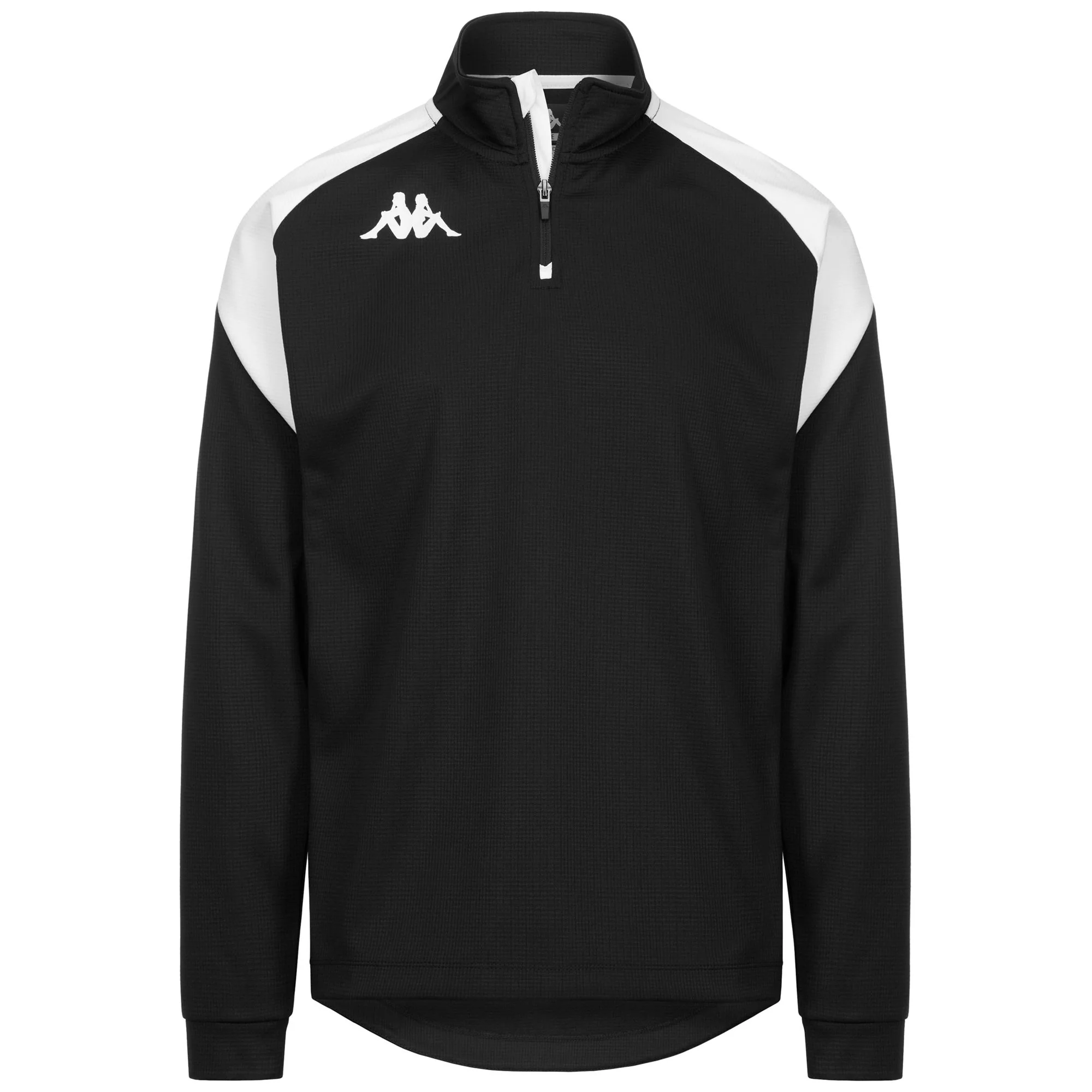 KAPPA4FOOTBALL   LOVATO - Fleece - Jumper - Man - BLACK-WHITE