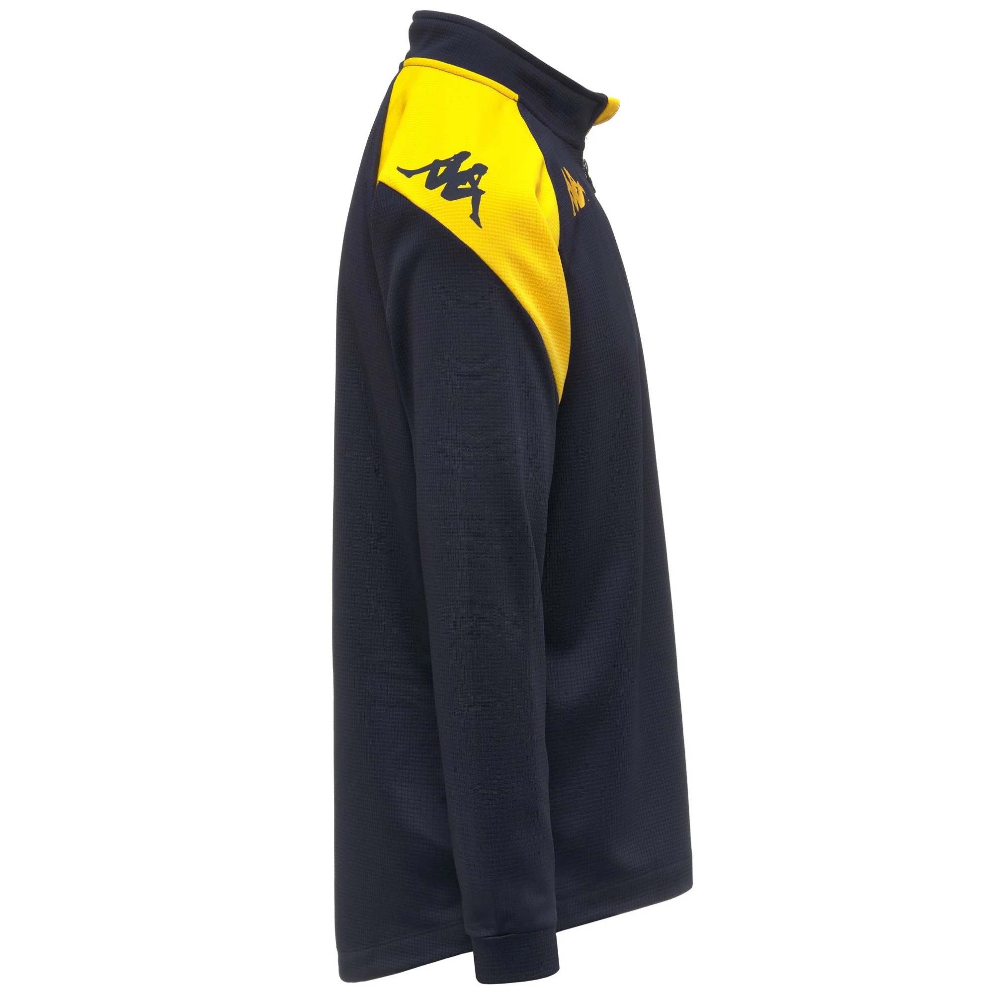 KAPPA4FOOTBALL   LOVATO - Fleece - Jumper - Man - BLUE MARINE-YELLOW CHROME - Image 2