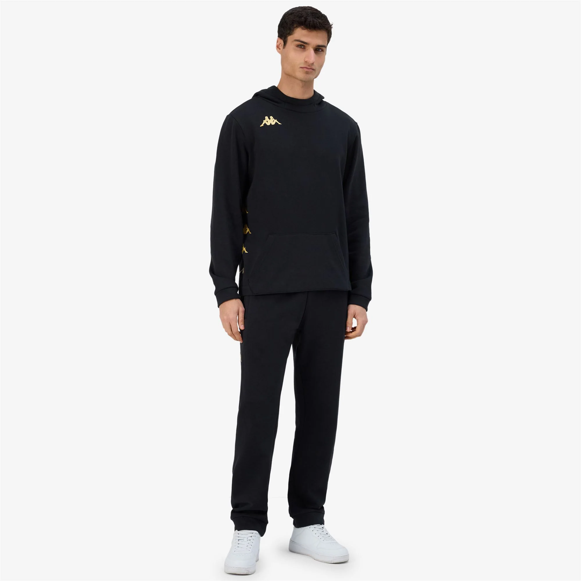 KAPPA4FOOTBALL GIORDI - Fleece - Hoodie - Man - BLACK