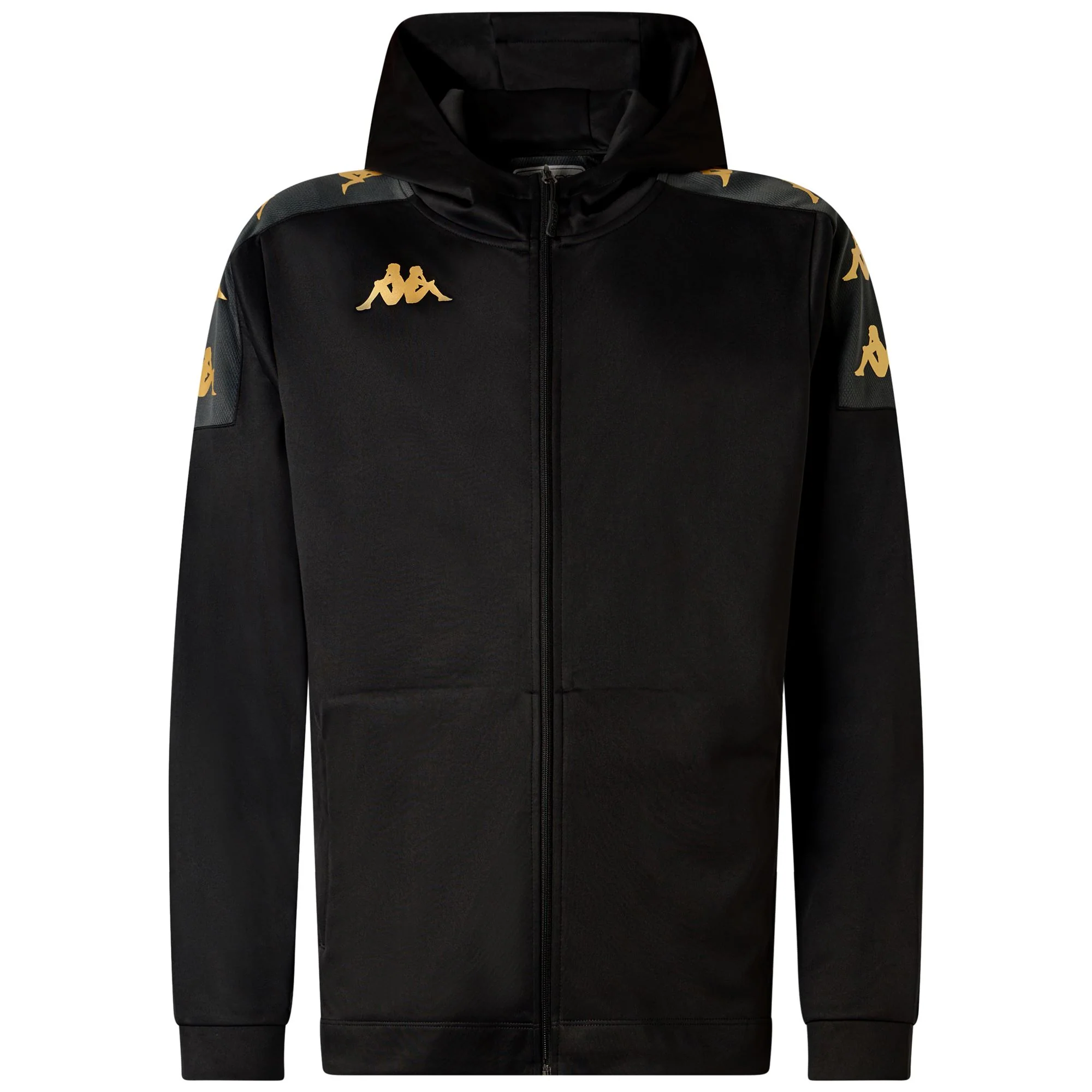 KAPPA4FOOTBALL GREVOLO - Fleece - Hoodie Full Zip - Man - BLACK-GREY DK - Image 2