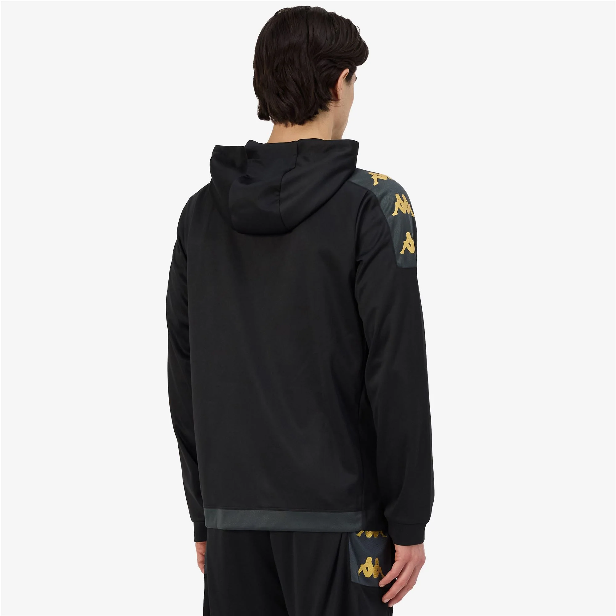 KAPPA4FOOTBALL GREVOLO - Fleece - Hoodie Full Zip - Man - BLACK-GREY DK - Image 7