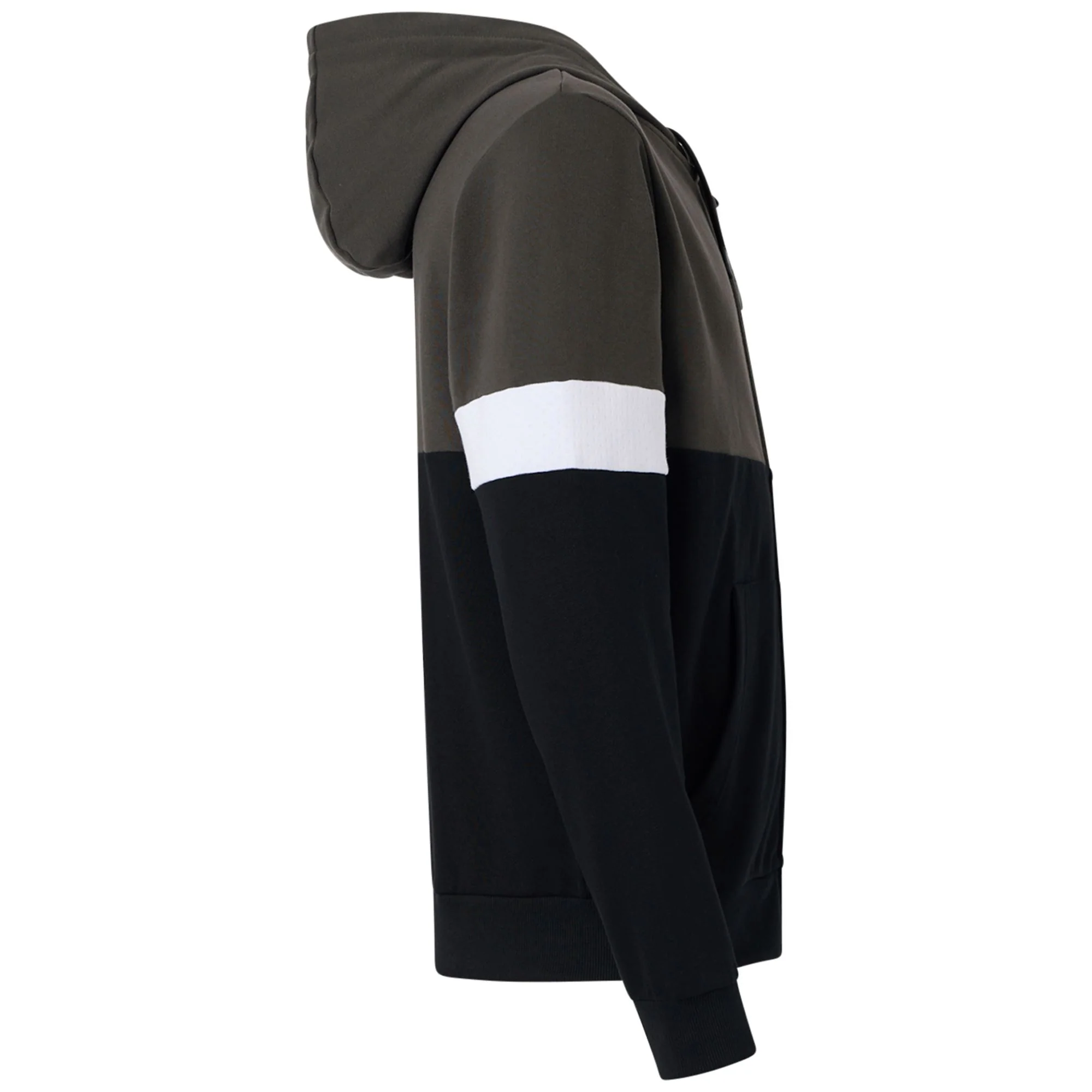 LOGO GRELO - Fleece - Jacket - Man - BLACK-BLACK BROWNISH PINO-WHITE - Image 3