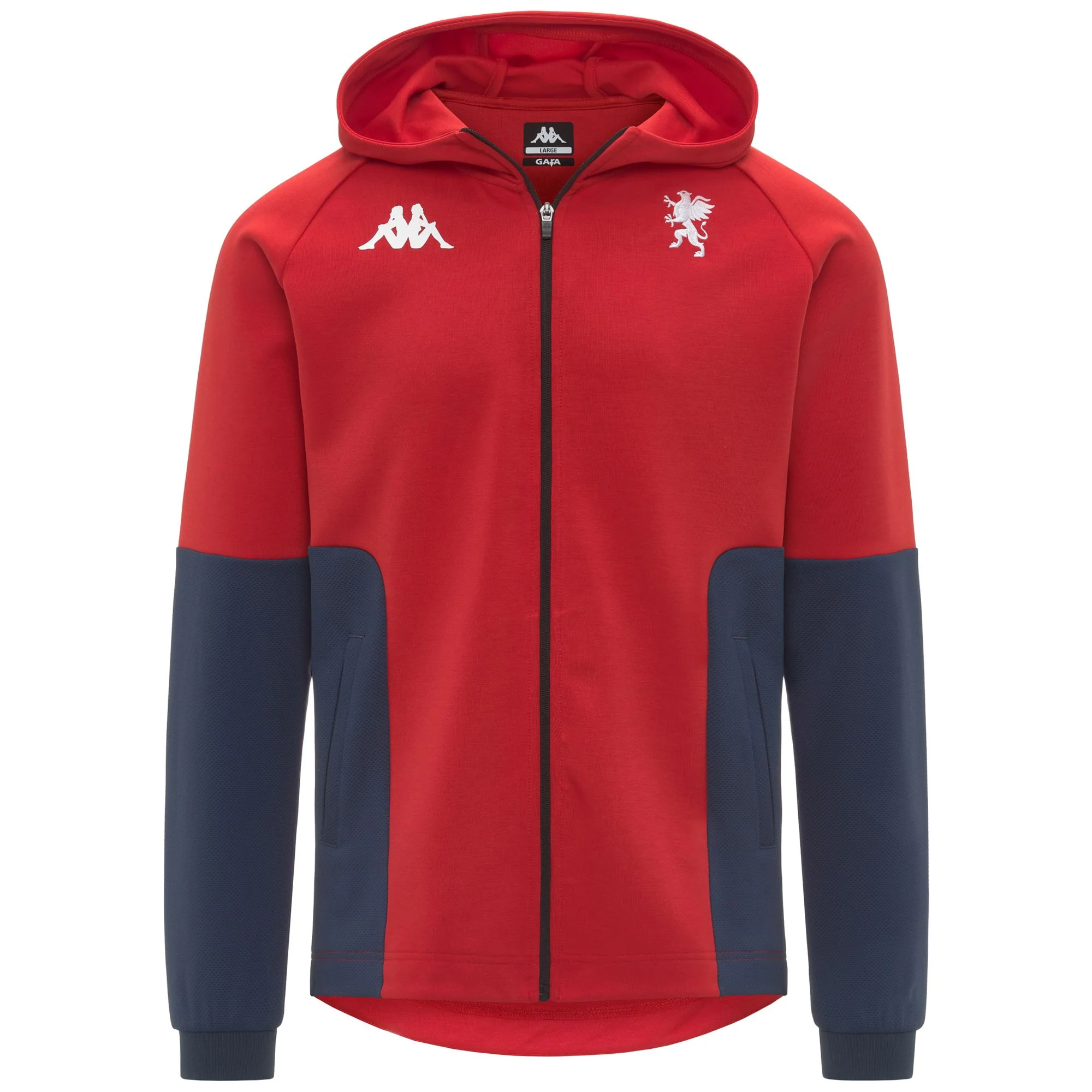 MEQUO GENOA - Fleece - Jacket - Man - RED-BLUE DK