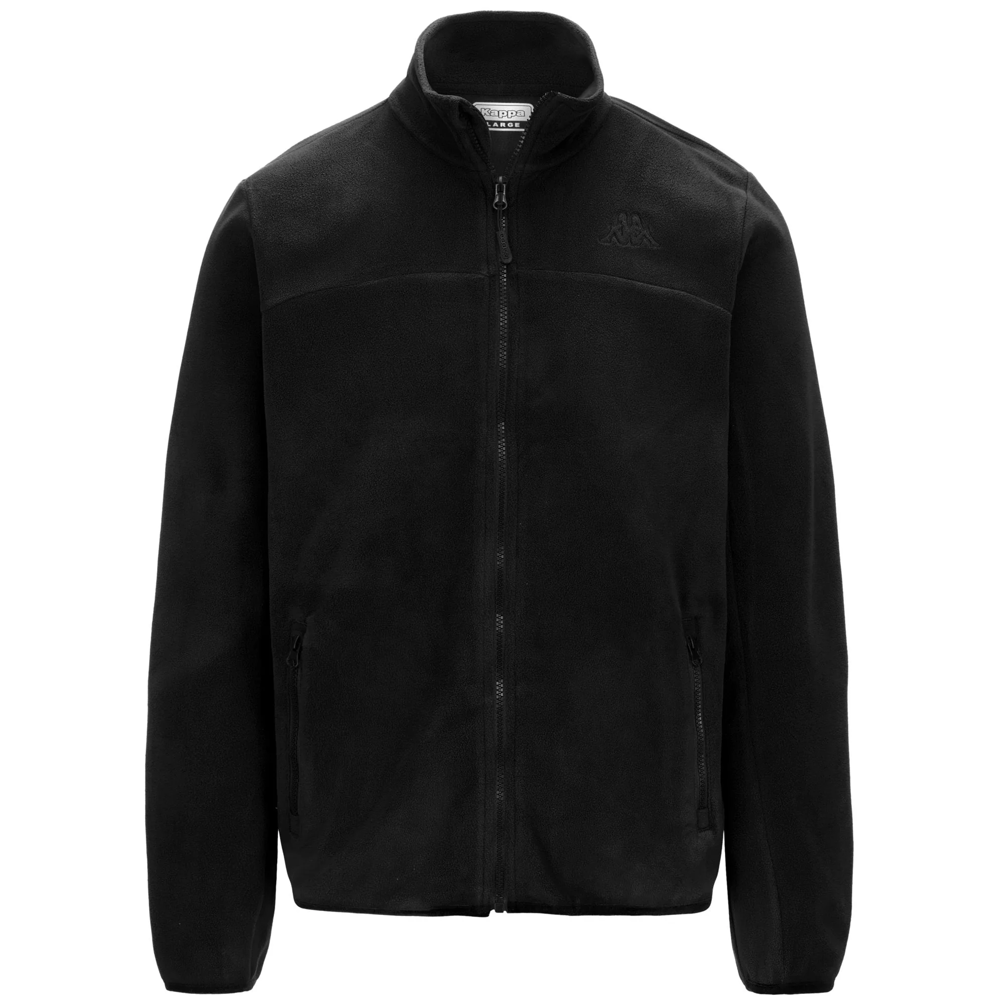 LOGO WIND - Fleece - Jacket - Man - BLACK