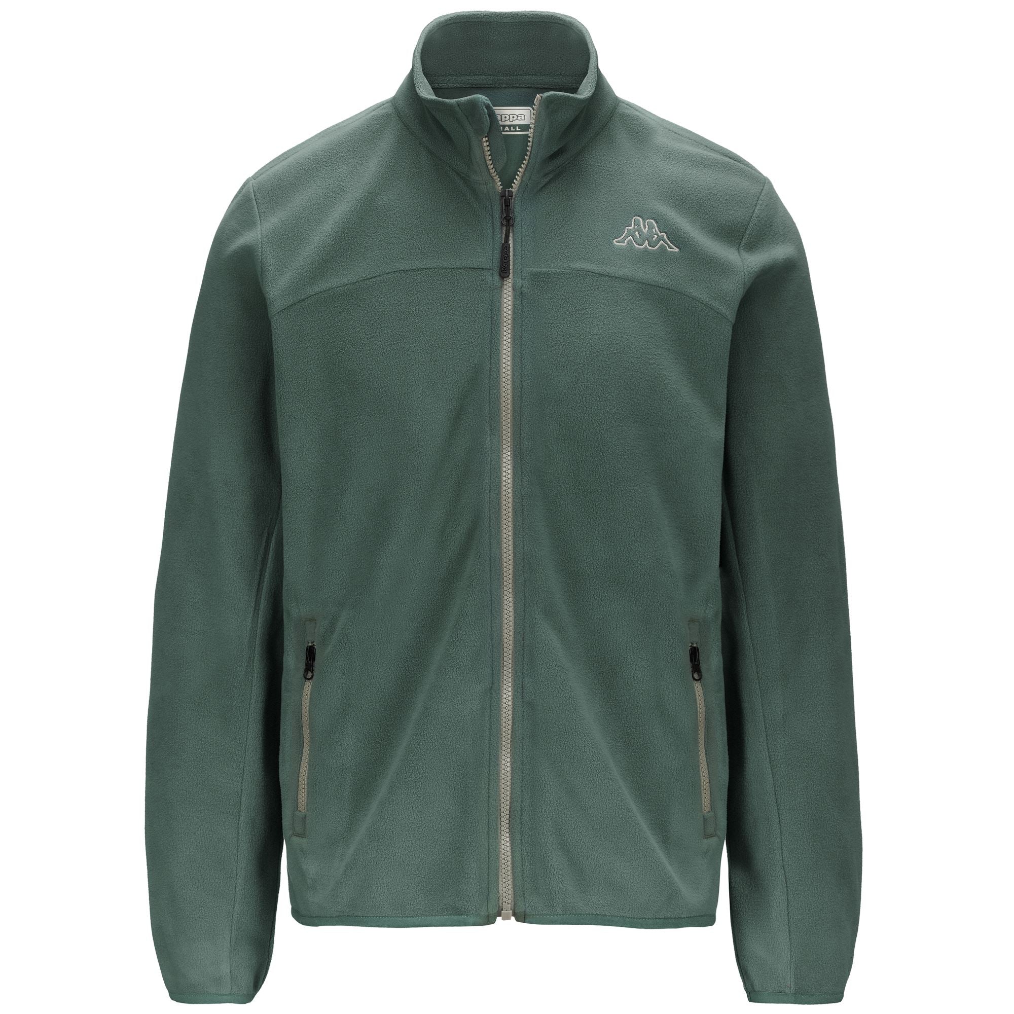 LOGO WIND - Fleece - Jacket - Man - GREEN DUCK-GREY NEUTRAL