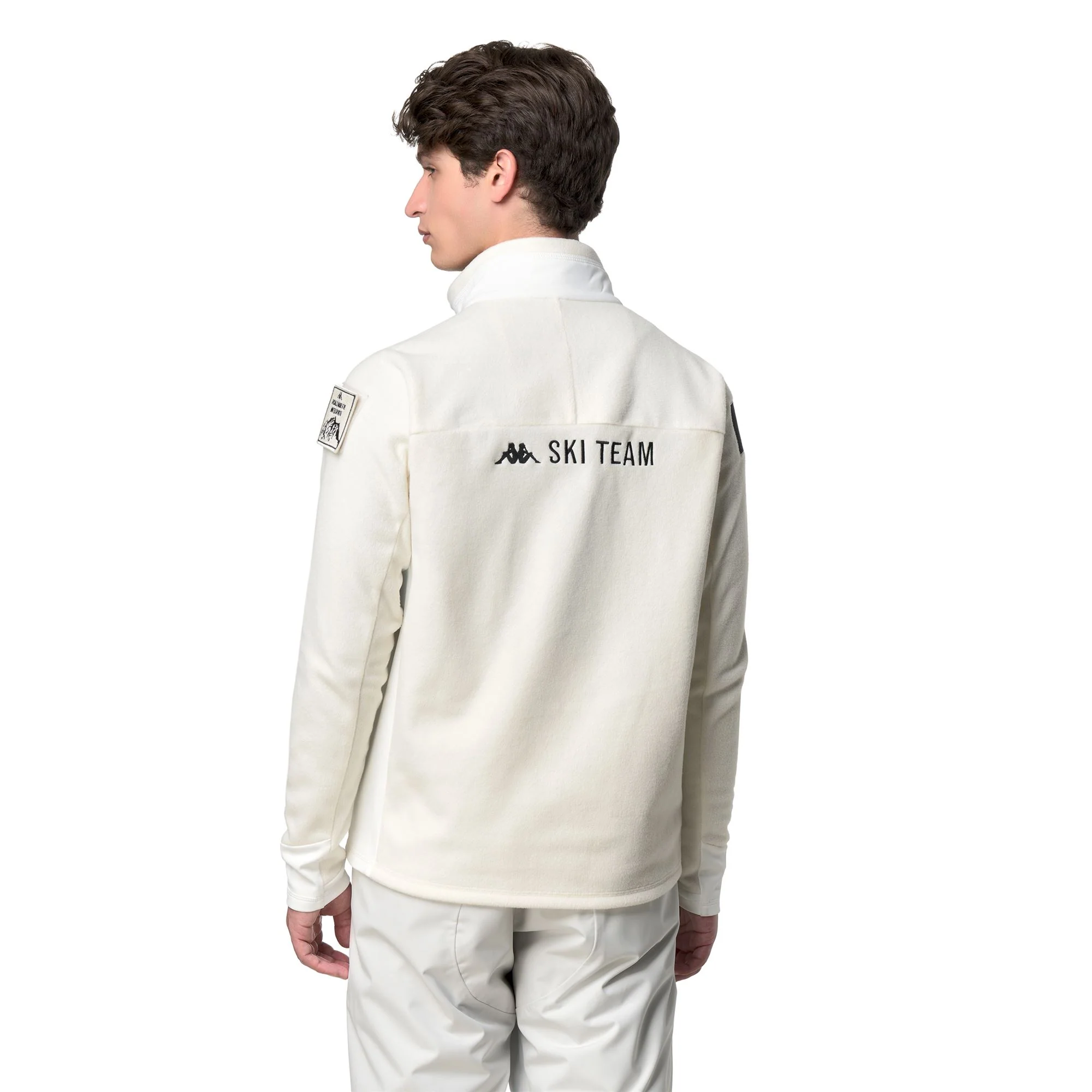 672 PREMIUM - Fleece - Jacket - Unisex - White Coconut-Black - Image 5