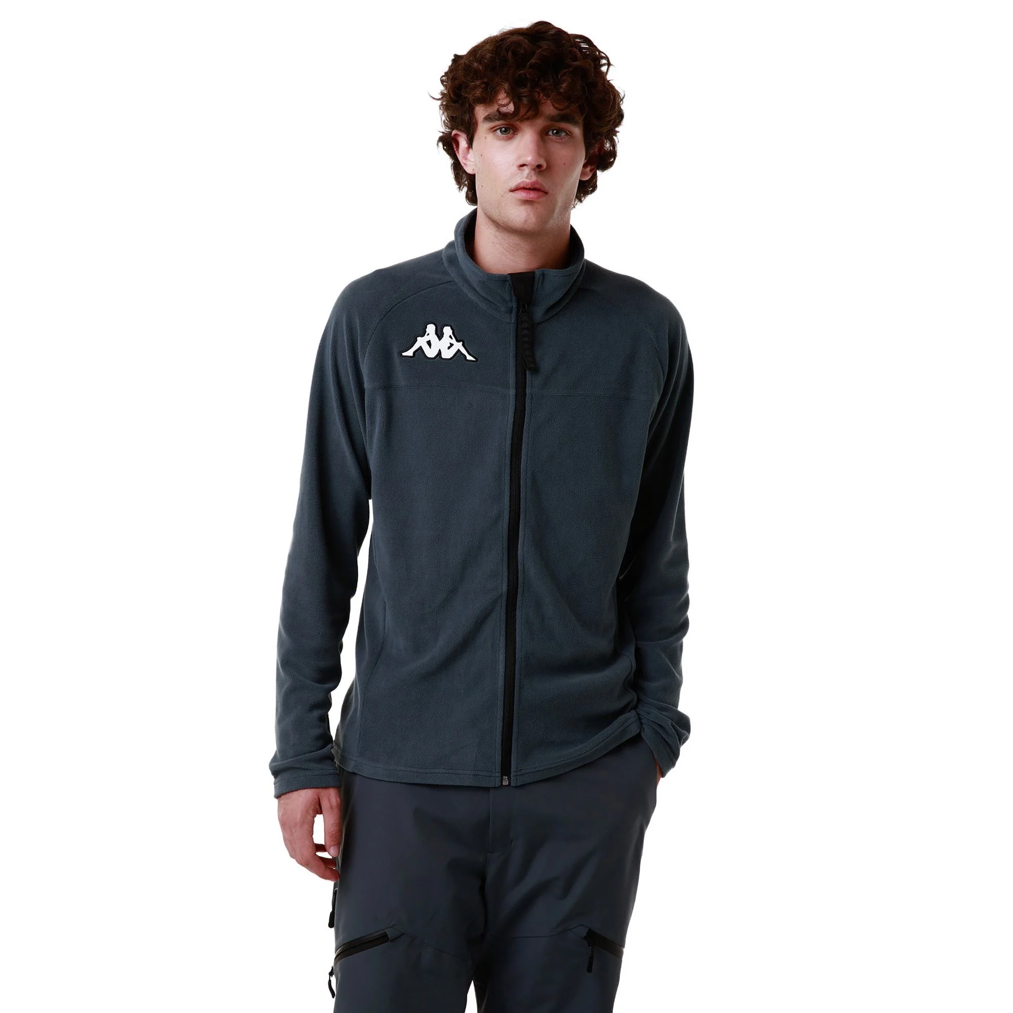6CENTO 687FZ - Fleece - Jacket - Unisex - GREY ASPHALT-BLACK - Image 5