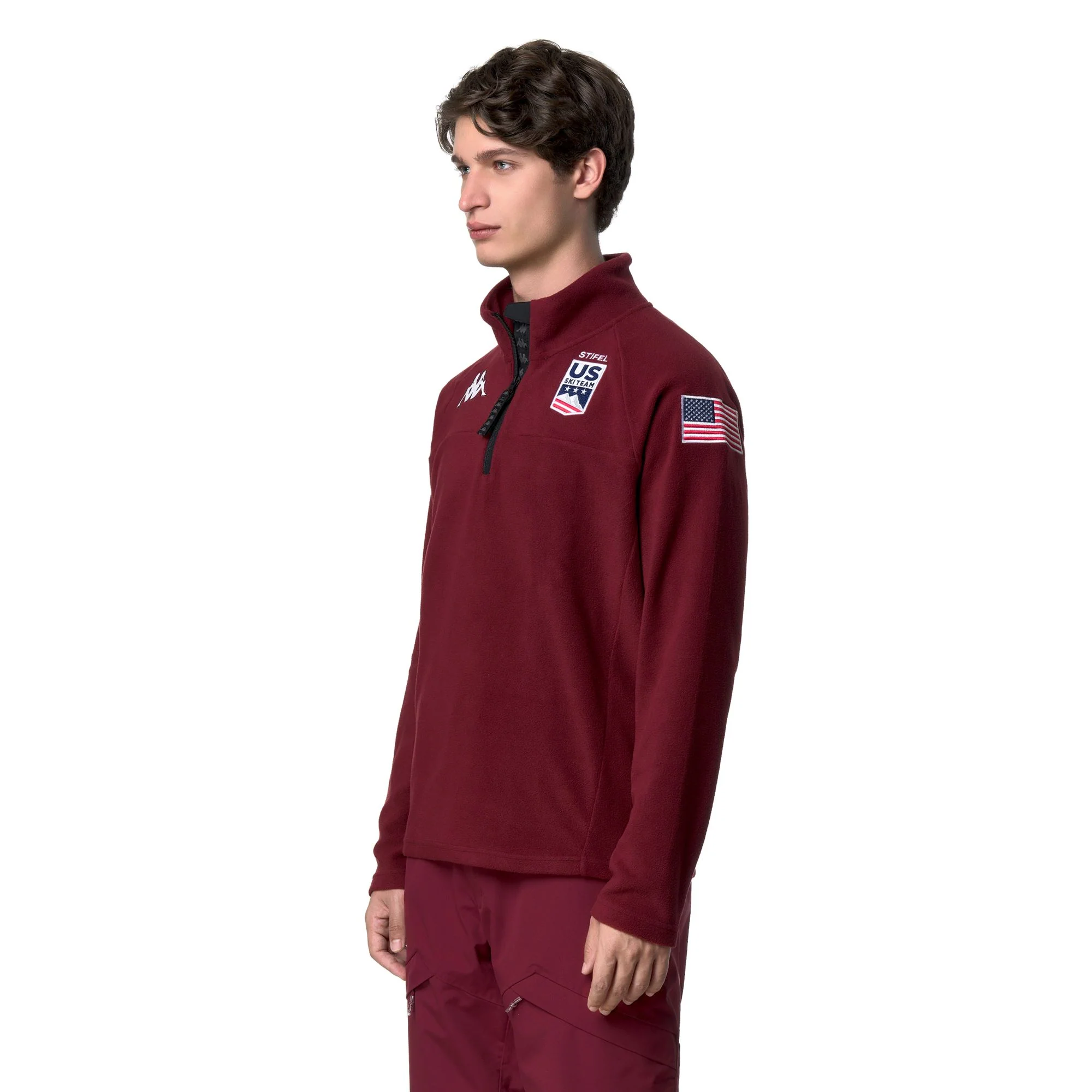 818 US - Fleece - Jumper - Unisex - Red Pomegranate - Image 5