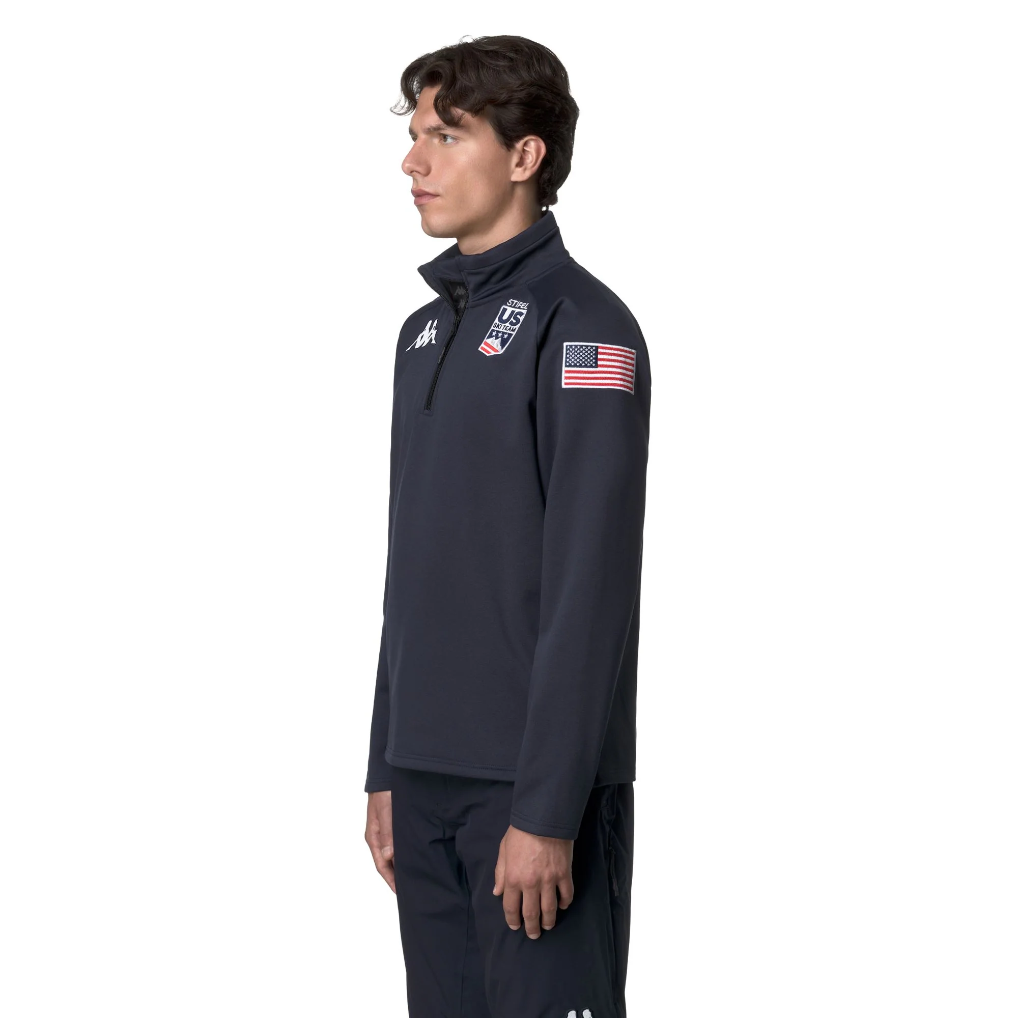 821 US - Fleece - Cardigan - Unisex - BLUE BARITONE - Image 5