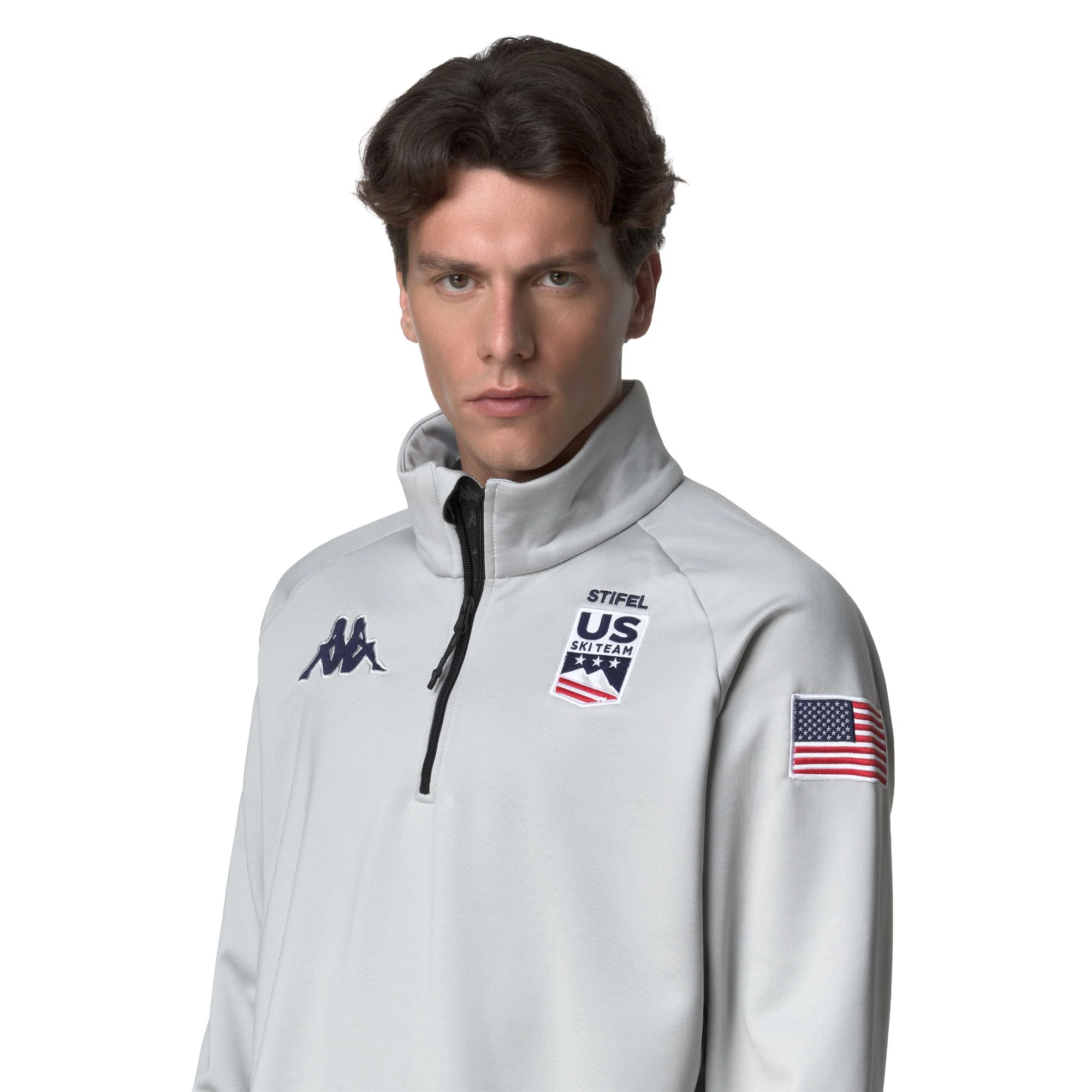 821 US - Fleece - Cardigan - Unisex - Grey Lt Lead - Image 7