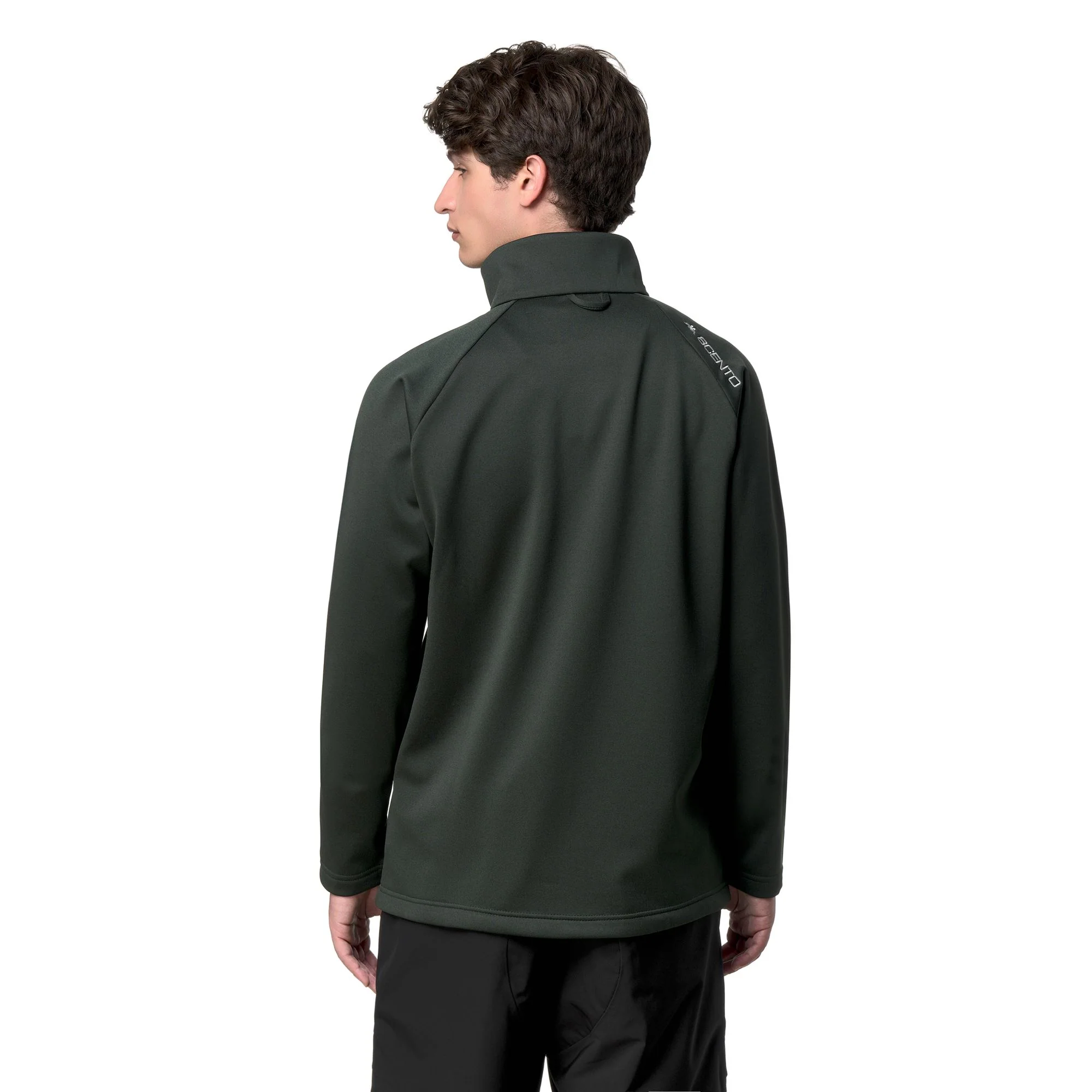 821FZ - Fleece - Jacket - Unisex - Green Rosin-Black - Image 6